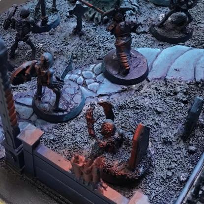 Chaosdiscordcomp, Diorama, Object Source Lighting, Skeletons, Spooky, Wfb, Work In Progress