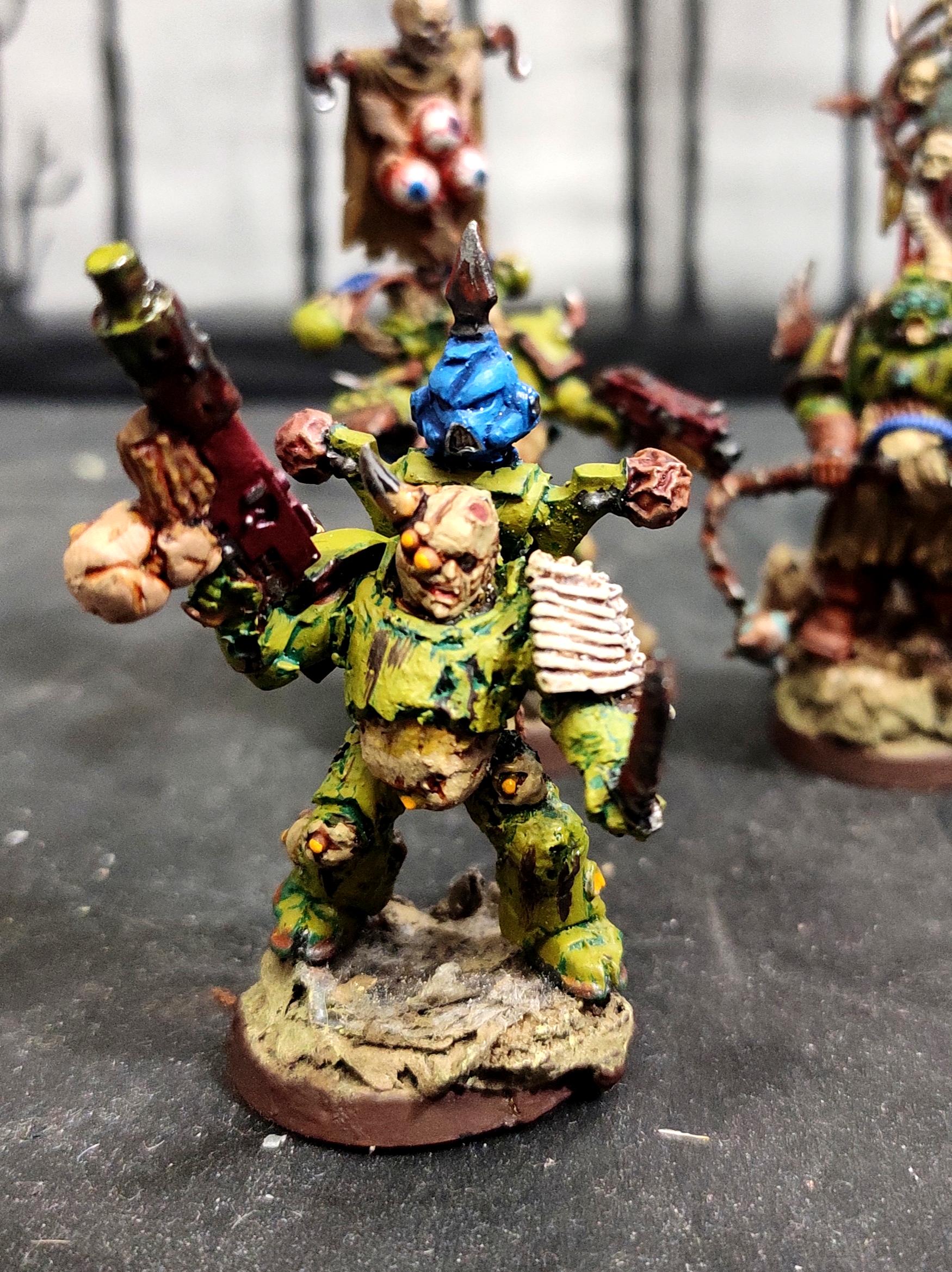 Blight, Chaos, Chaos Space Marines, Conversion, Death Guard, Decay, Disease, Finecast, Heresy, Heretic Astartes, Infantry, Nurgle, Pestilence, Plague, Plague Knife, Plague Marines, Plague Spewer, Regiment, Rot, Rust, Sculpting, Traitor Legions, Warhammer 40,000