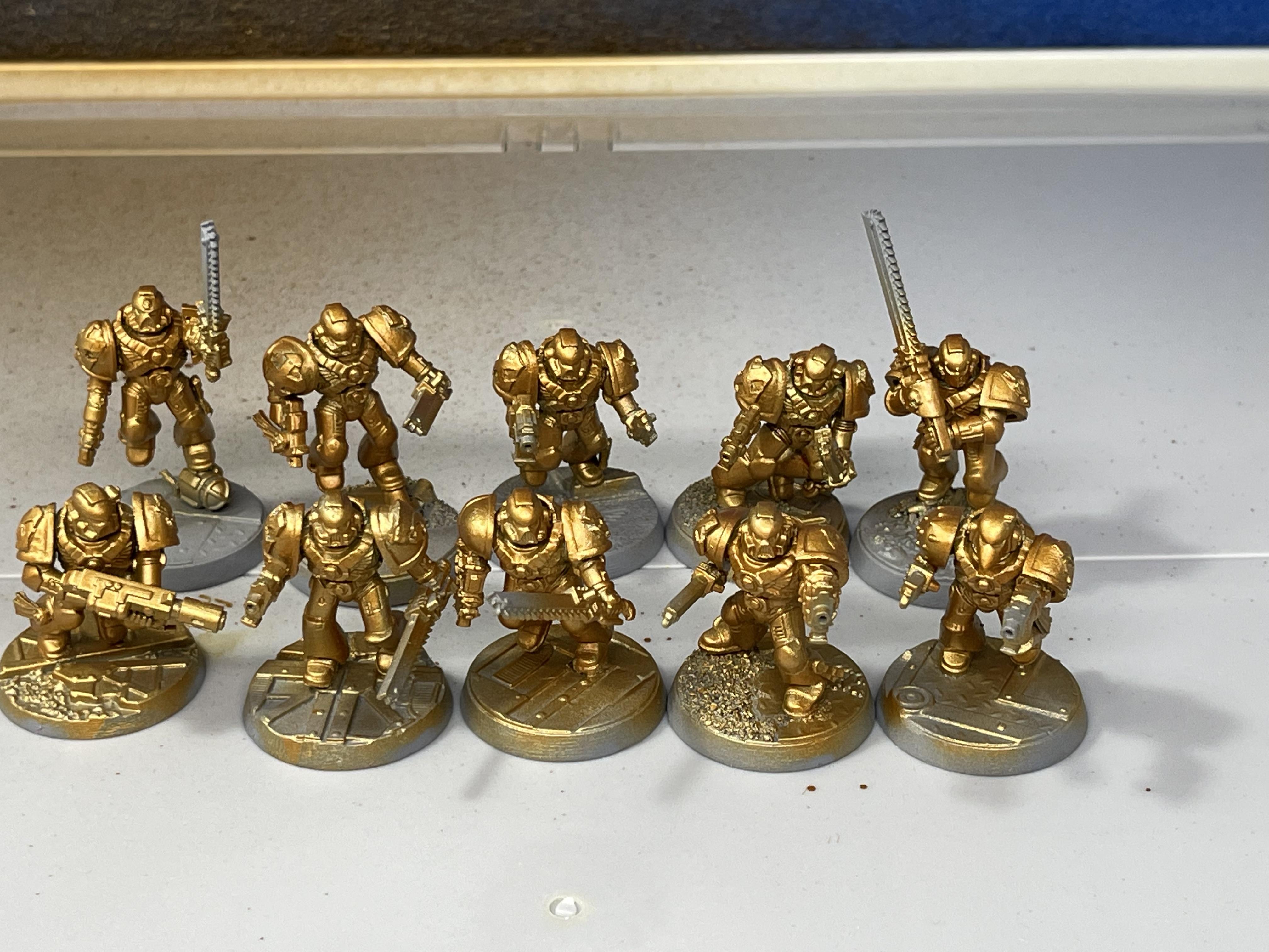 Assault Squad, Space Marines, Void Panthers, Warhammer 40,000, Work In Progress