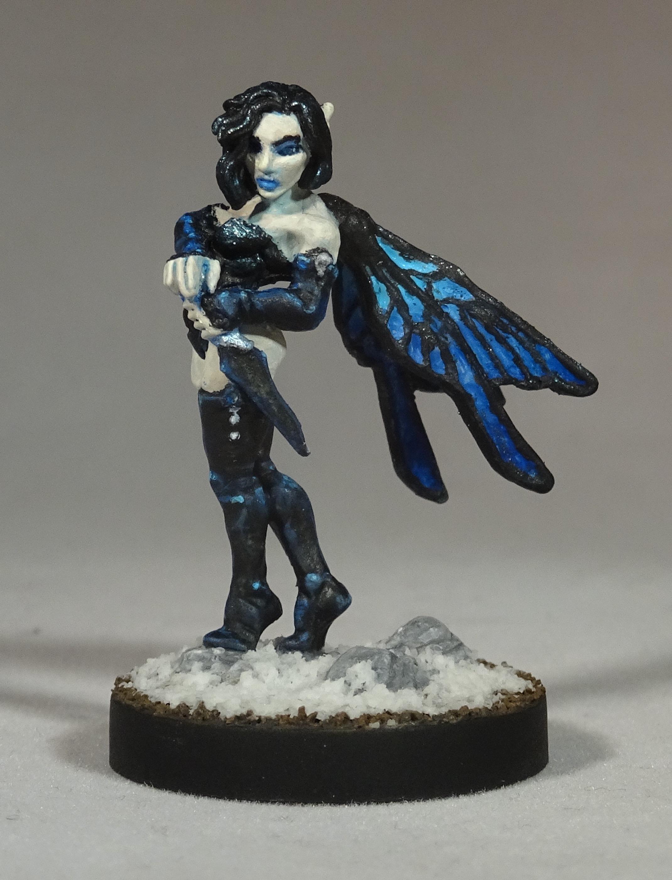 Fairy, Reaper, Reaper 02741 Naughty Fairy, Snow, Winter