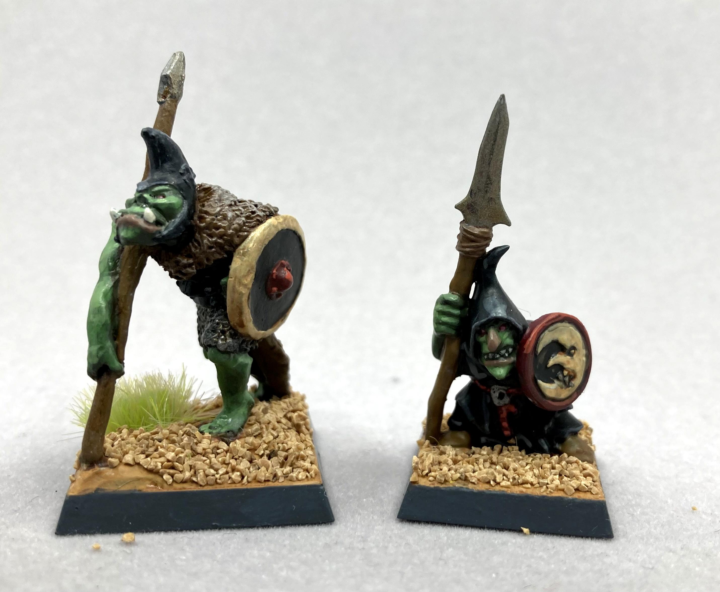 Armoured Orc and Plastic Goblin