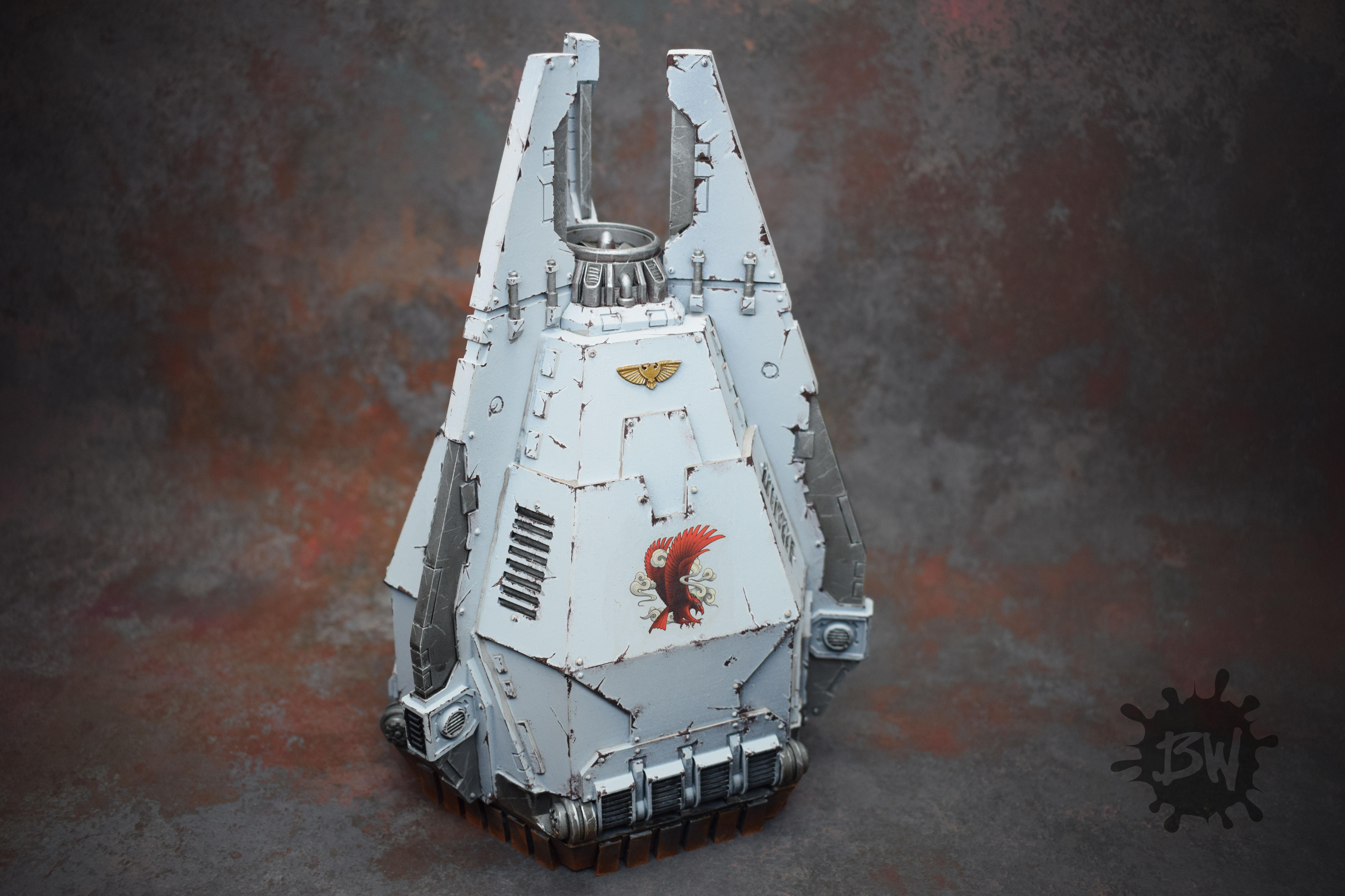 30k, Bw, Games Workshop, Horus Heresy White Scars Legiones, Warhammer 40,000, Warhammer Fantasy, White Scars Legion Dreadnought Drop Pod