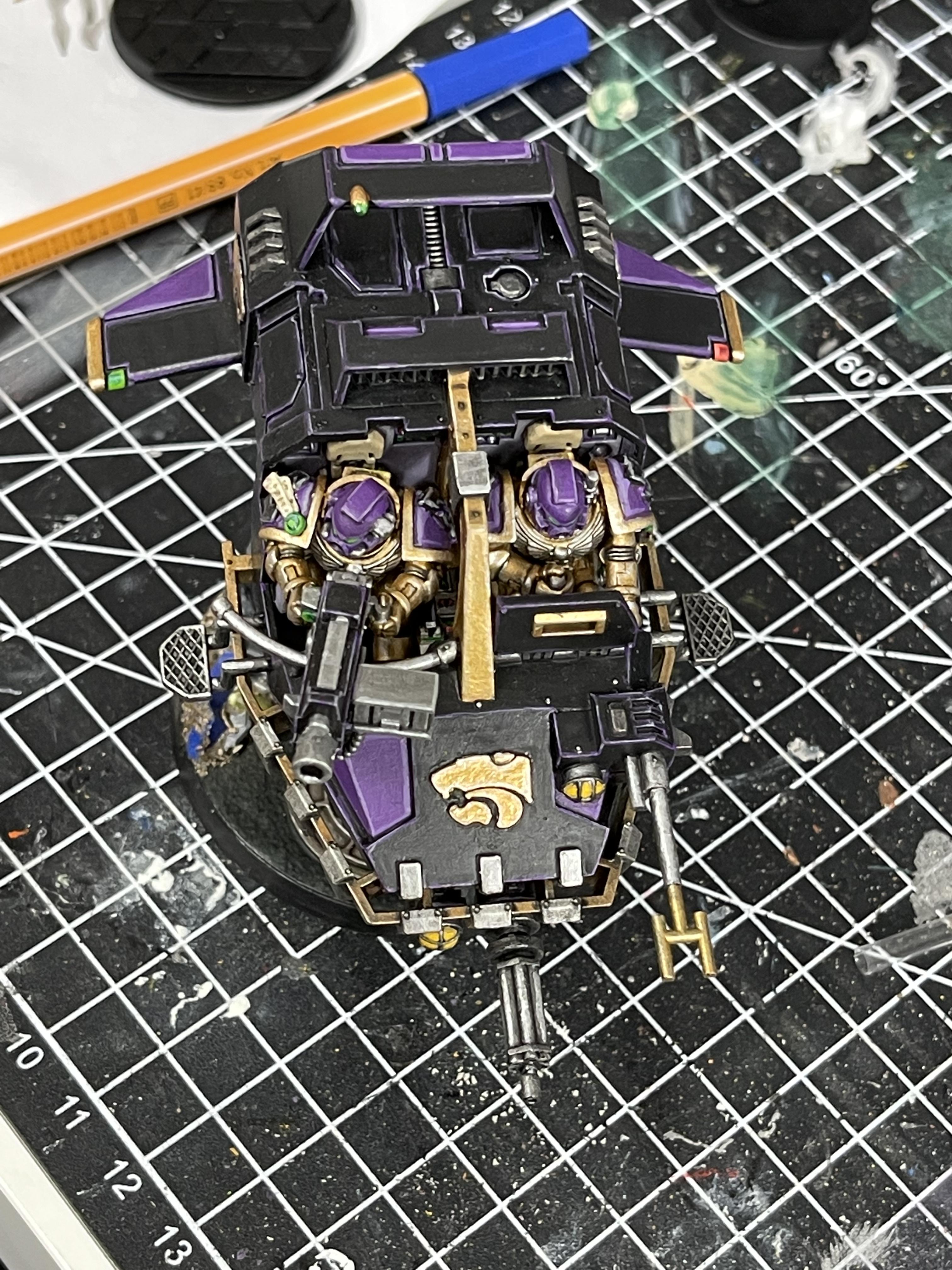 Land Speeder, Space Marines, Void Panthers, Warhammer 40,000, Work In Progress