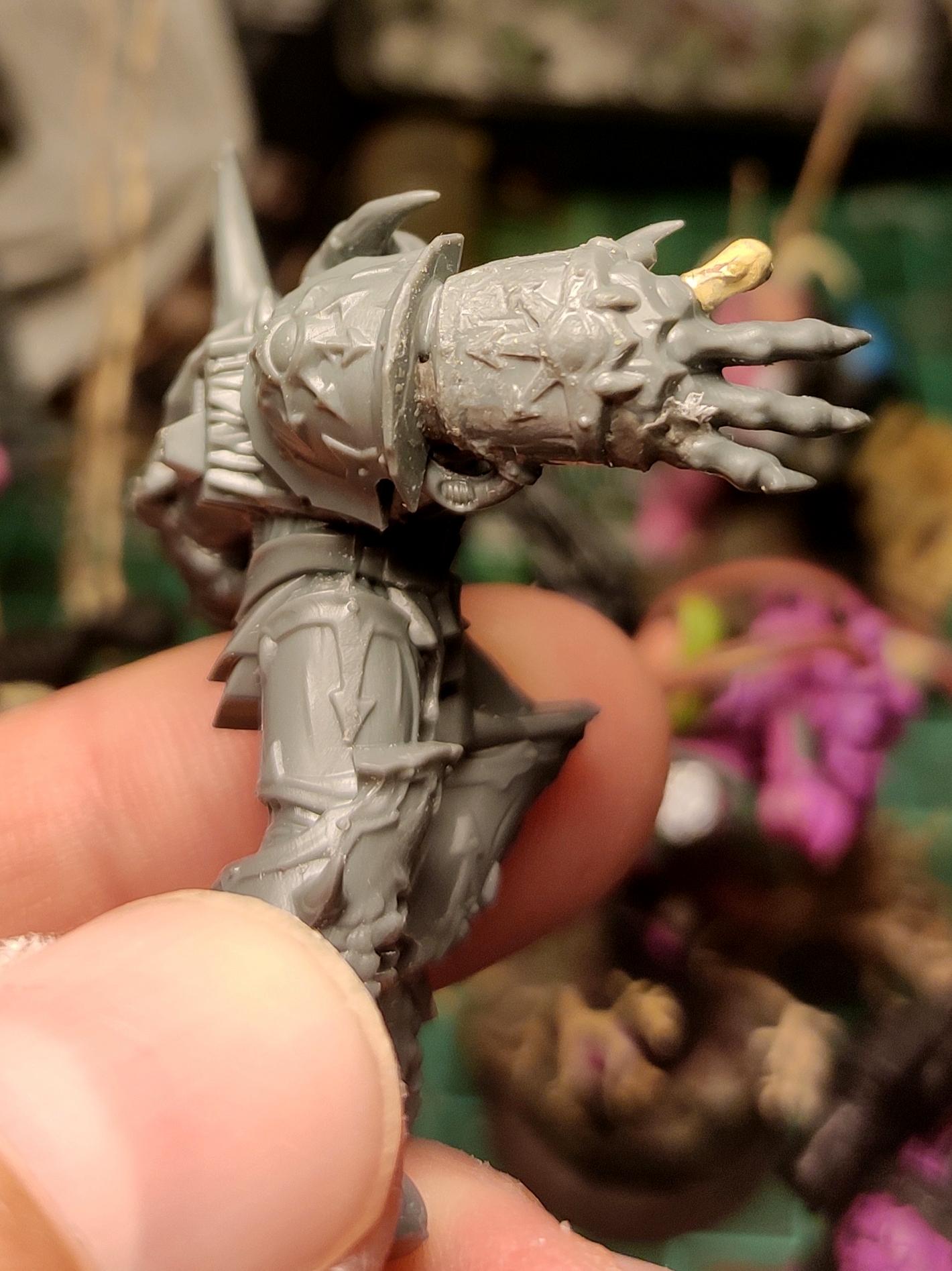 Chaos, Chaos Space Marines, Conversion, Heresy, Heretic Astartes, Infantry, Kitbash, Possessed, Shadowspear, Traitor Legions, Warhammer 40,000, Work In Progress