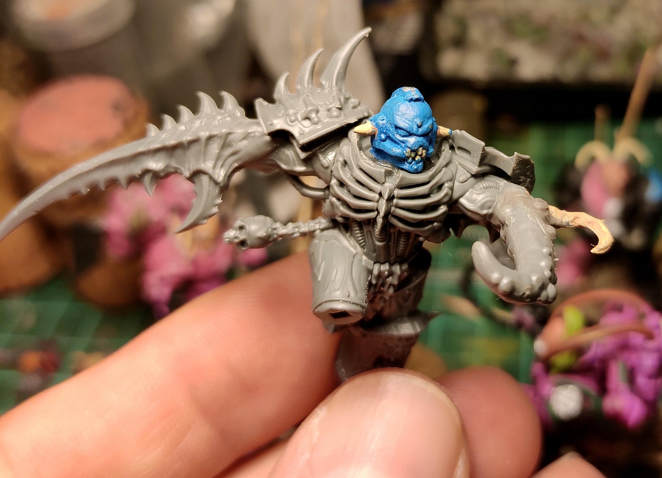 Chaos, Chaos Space Marines, Claw, Conversion, Heresy, Heretic Astartes, Infantry, Kitbash, Possessed, Shadowspear, Tentacle, Traitor Legions, Warhammer 40,000, Work In Progress