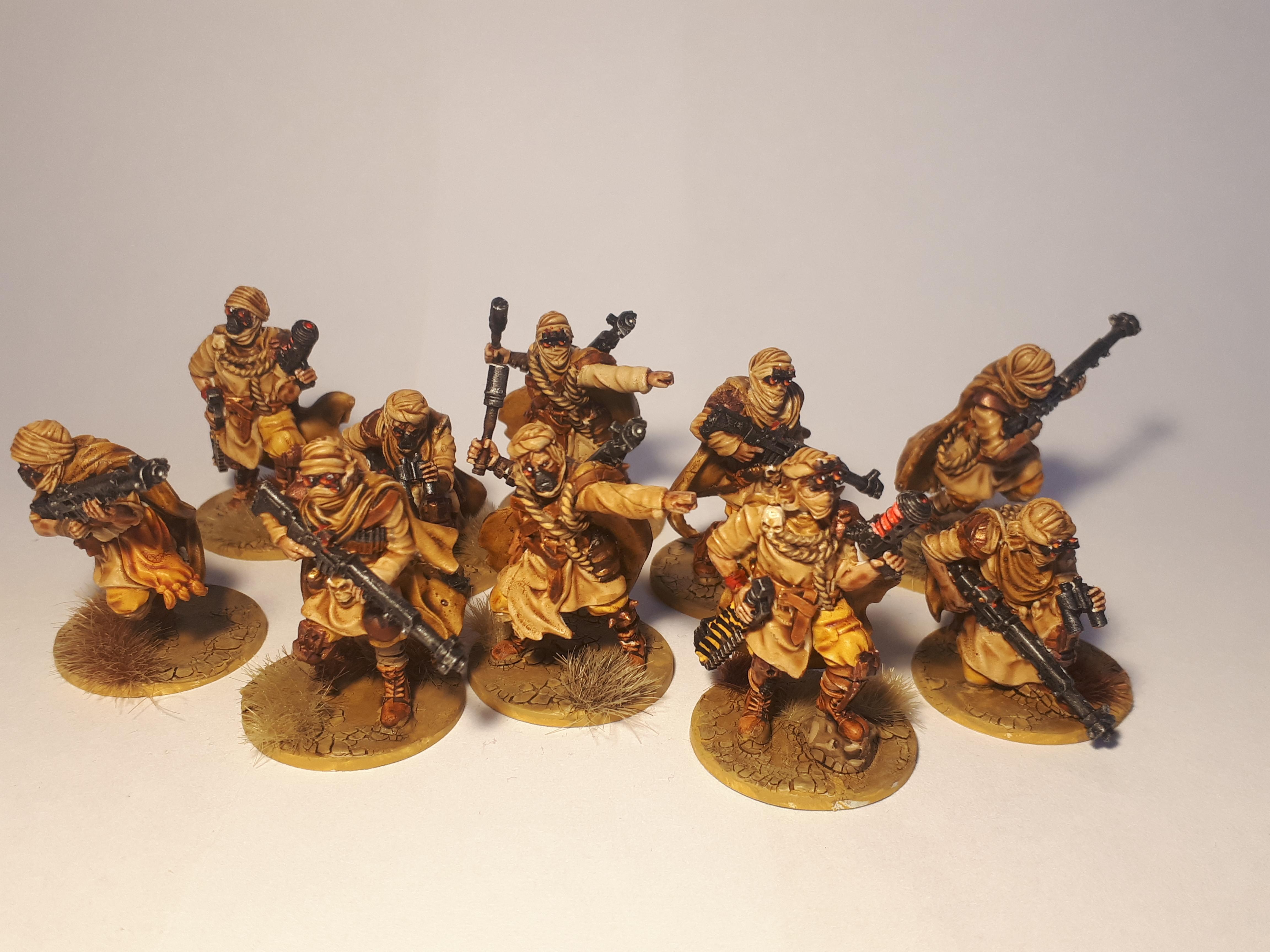 Imperial Guard, Infantry, Maxmini, Tallarn Desert Raiders