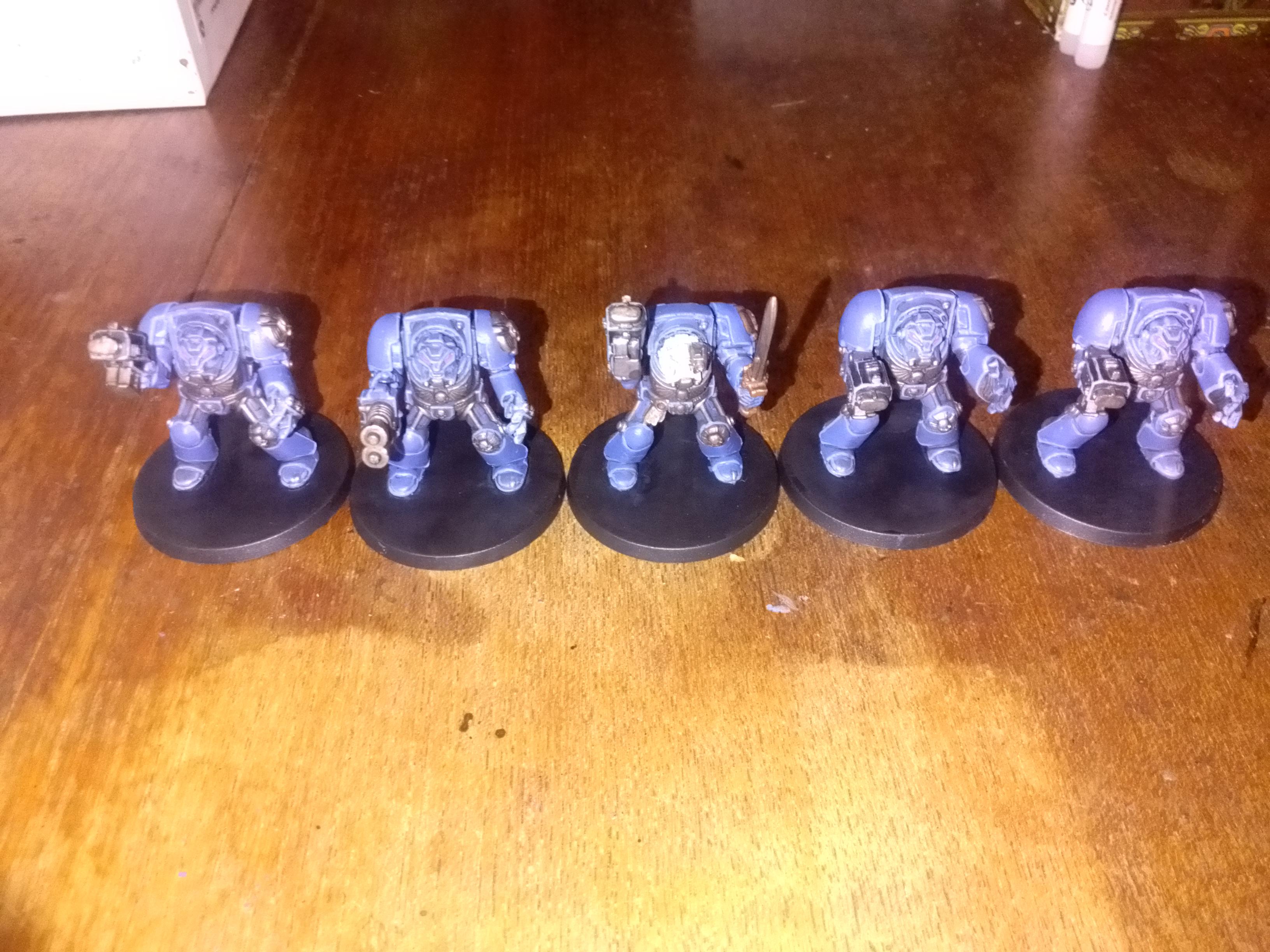 Ultramarine Terminator Squad,WIP