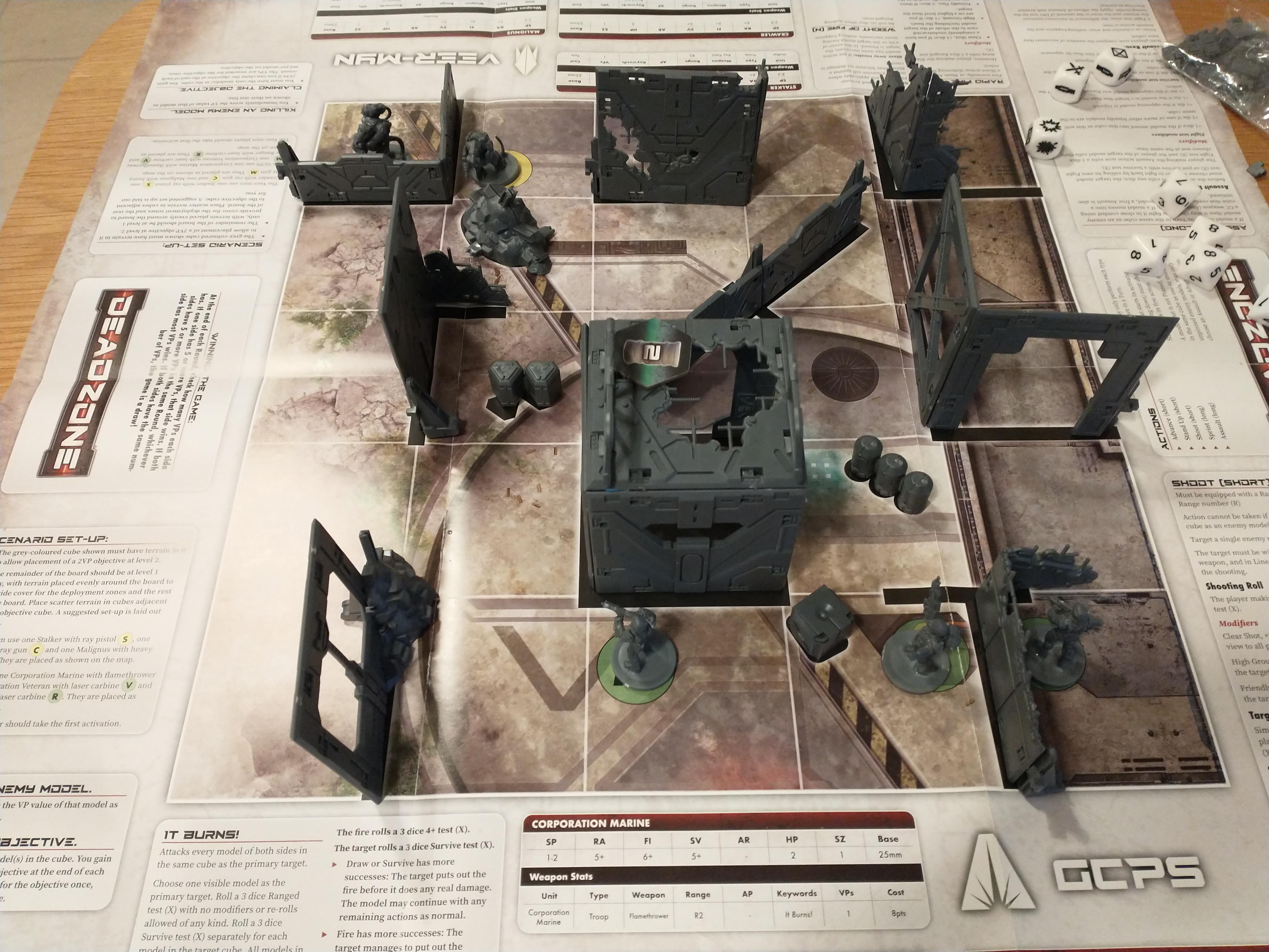Deadzone starter game in progress