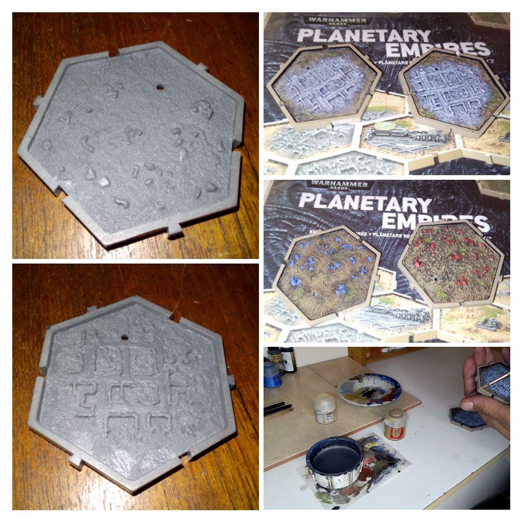 Planetary Empires Town Ruins &amp; Mineral DepositsTerrain Tiles.01