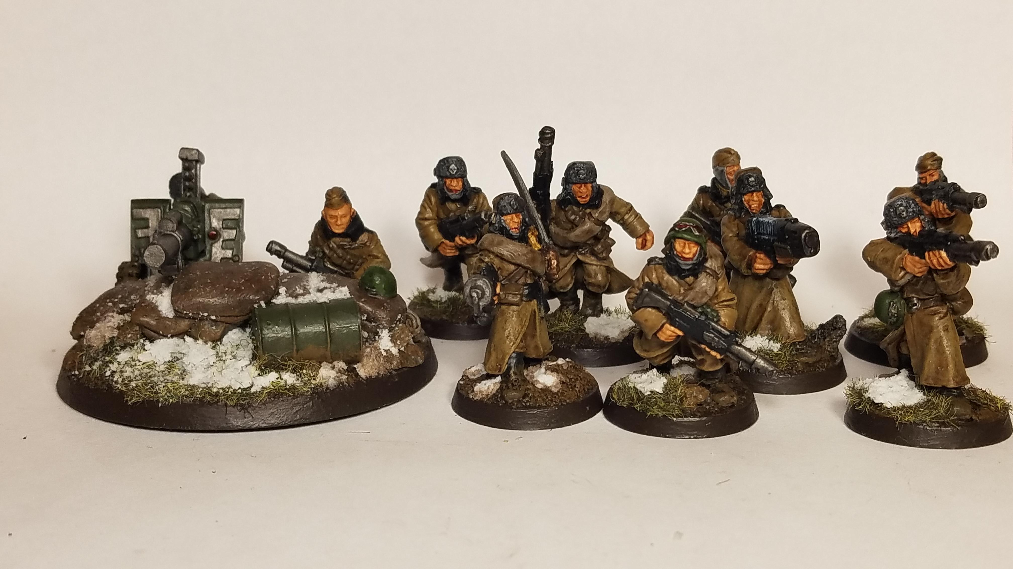 2nd Edition, Astra Militarum, Ice Warriors Of Valhalla, Ice Warriors Of Valhallan, Imperial Guard, Infantry Squad, Plasma, Valhallans