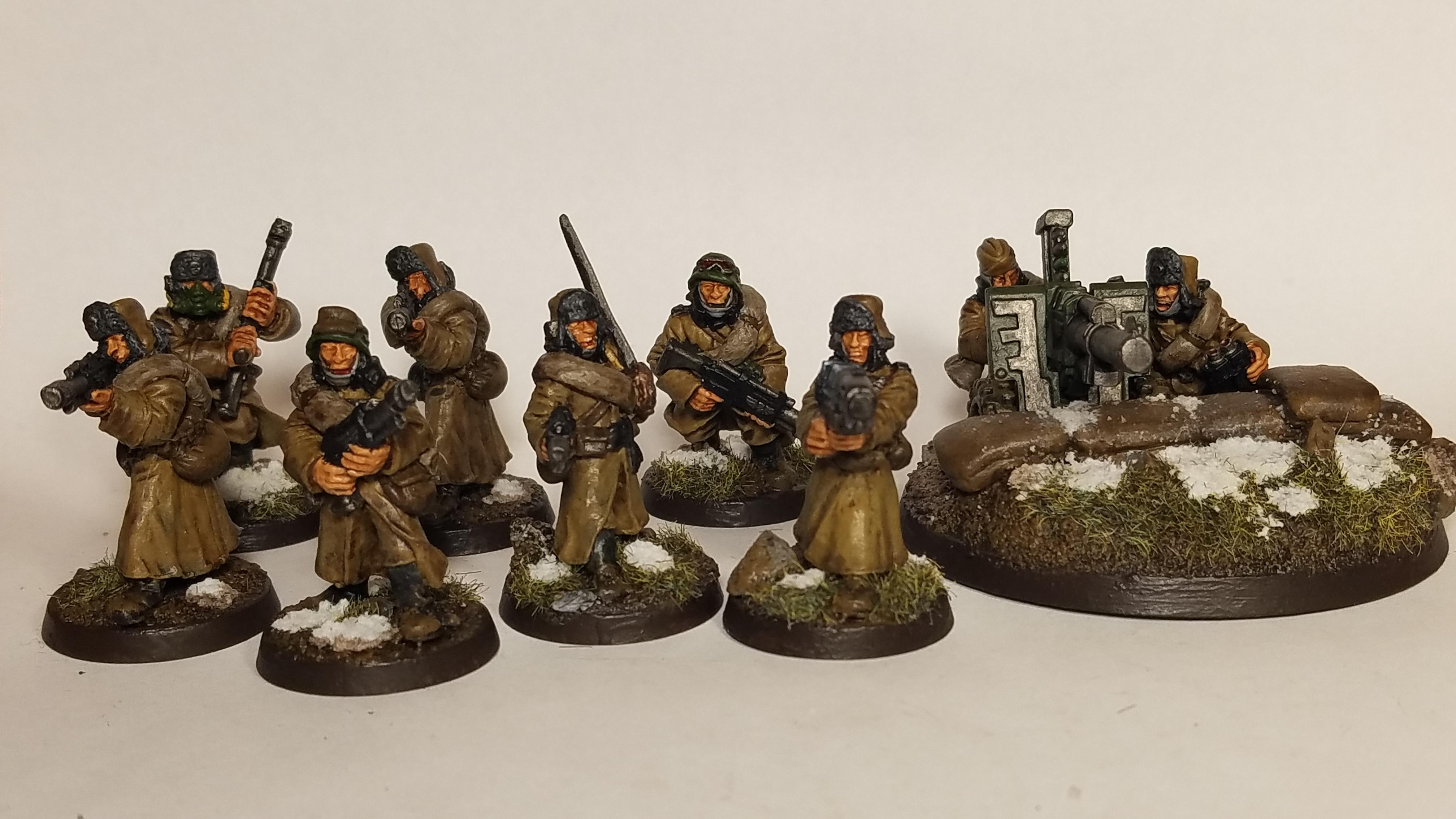 2nd Edition, Astra Militarum, Ice Warriors Of Valhalla, Ice Warriors Of Valhallan, Imperial Guard, Infantry Squad, Plasma, Valhallans