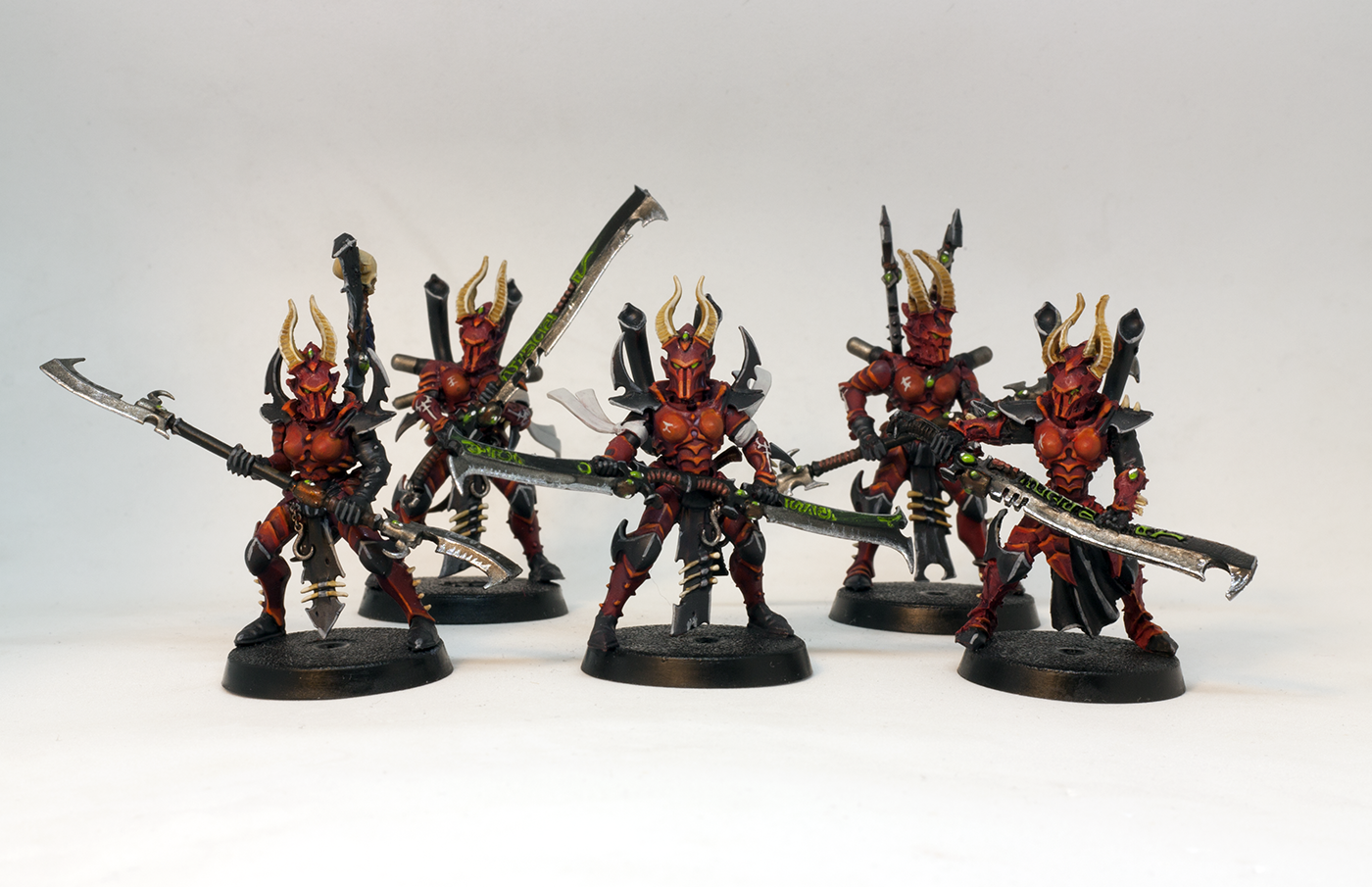 Dark Eldar, Drukhari, Elite, Elves, Female, Incubi, Red, Succubi