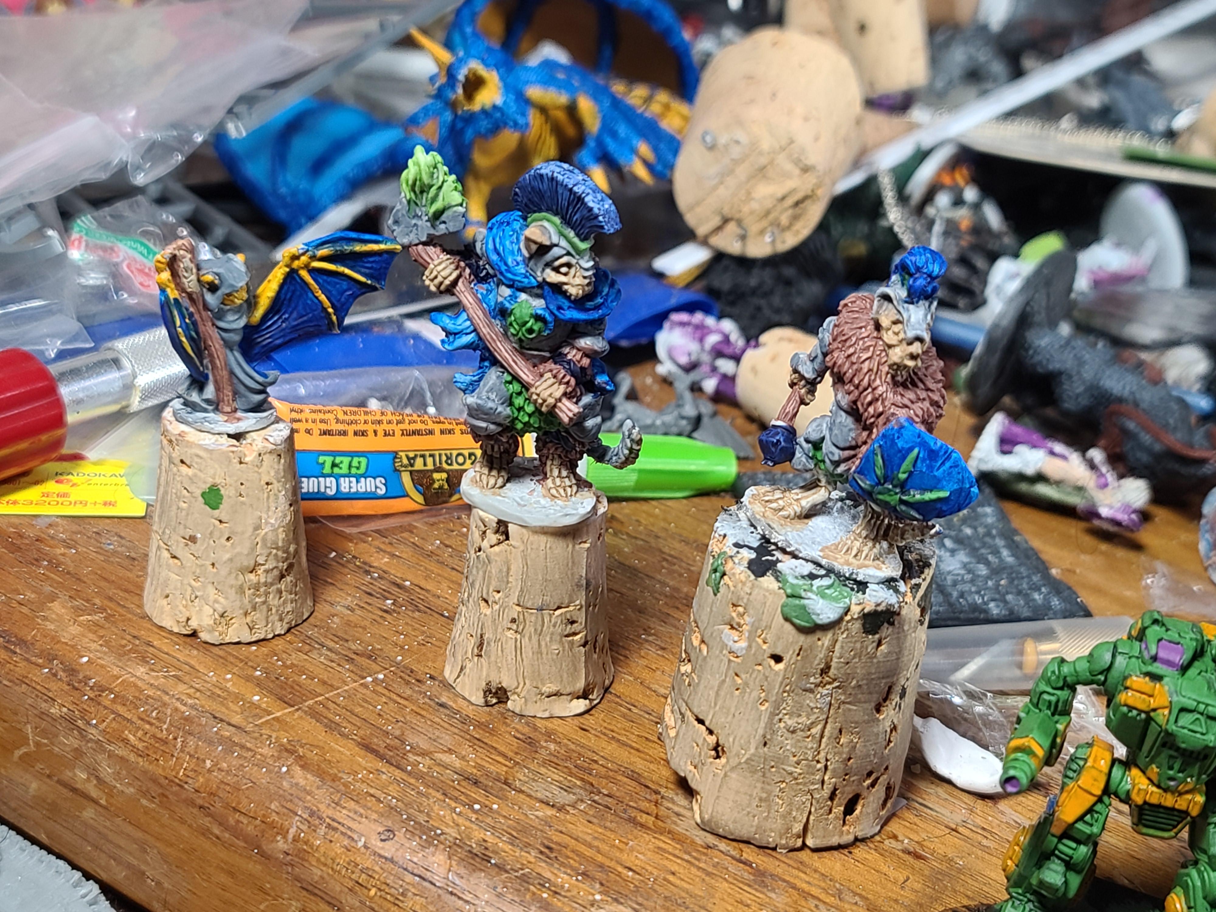 Animal Adventurers, Badgers And Burrows, Bat, Necromancer, Oathsworn Miniatures, Otter, Skeletons, Undead, Wildcat