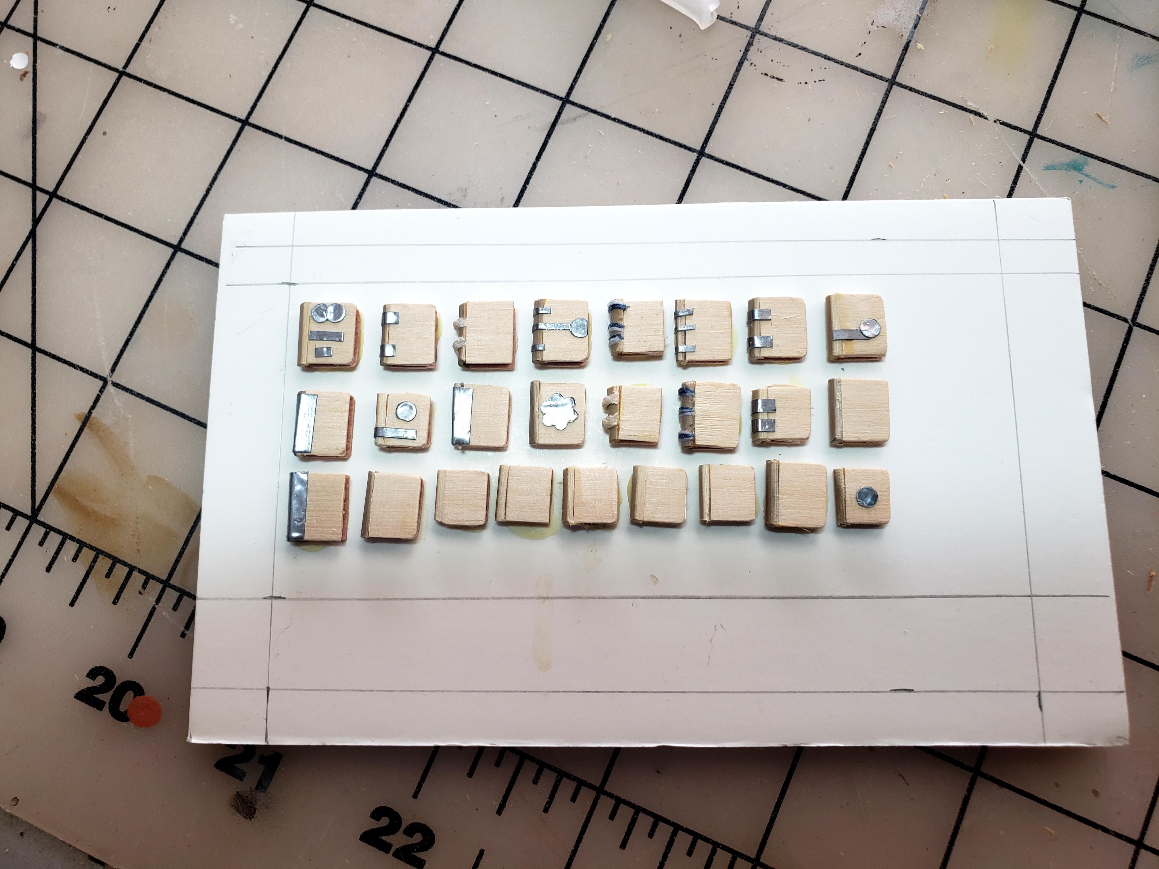 Small Books ready for Silicone Mold