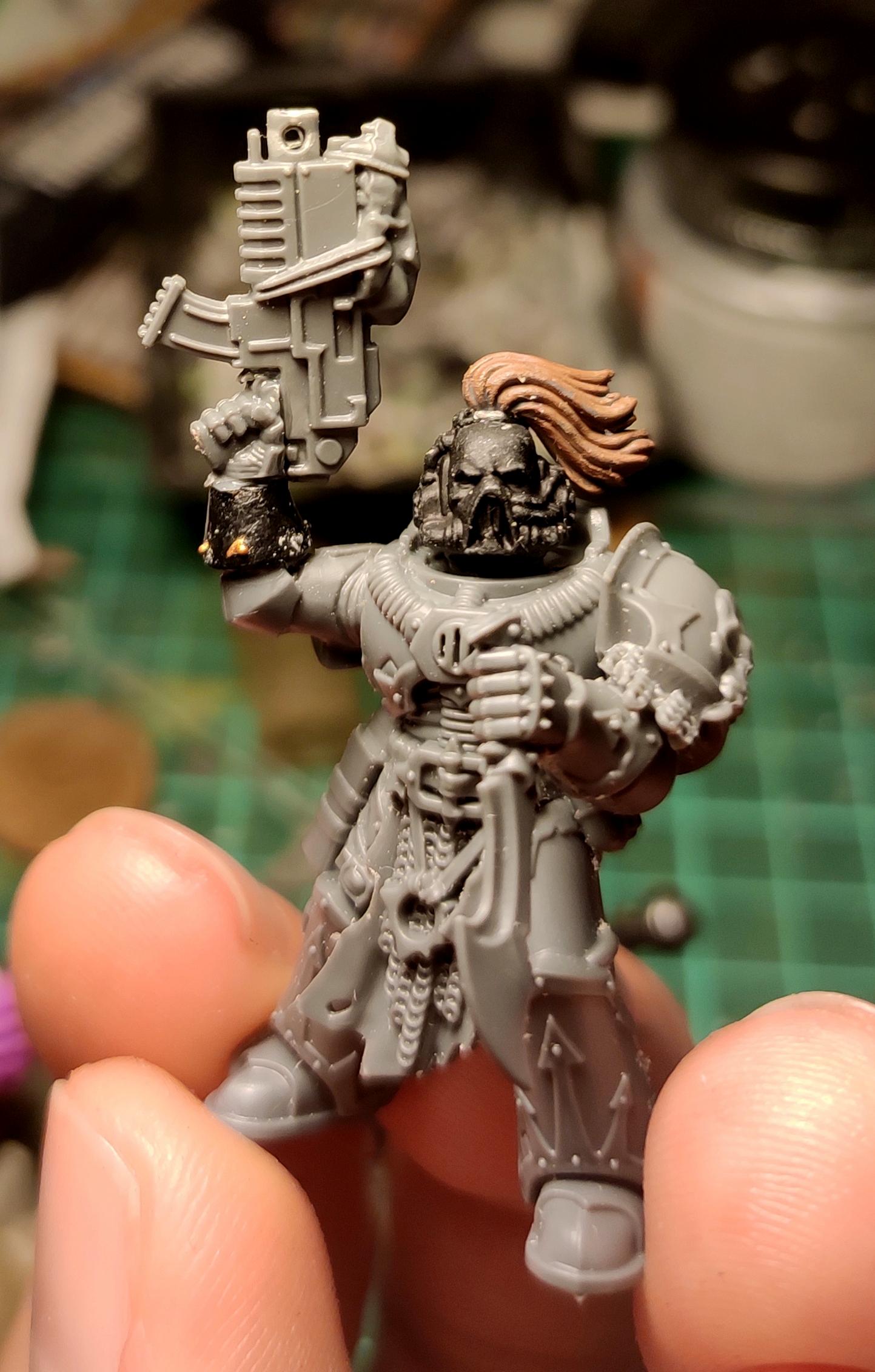 Bolter, Chaos, Chaos Space Marines, Conversion, Heresy, Heretic Astartes, Infantry, Kitbash, Knife, Shadowspear, Traitor Legions, Warhammer 40,000, Work In Progress