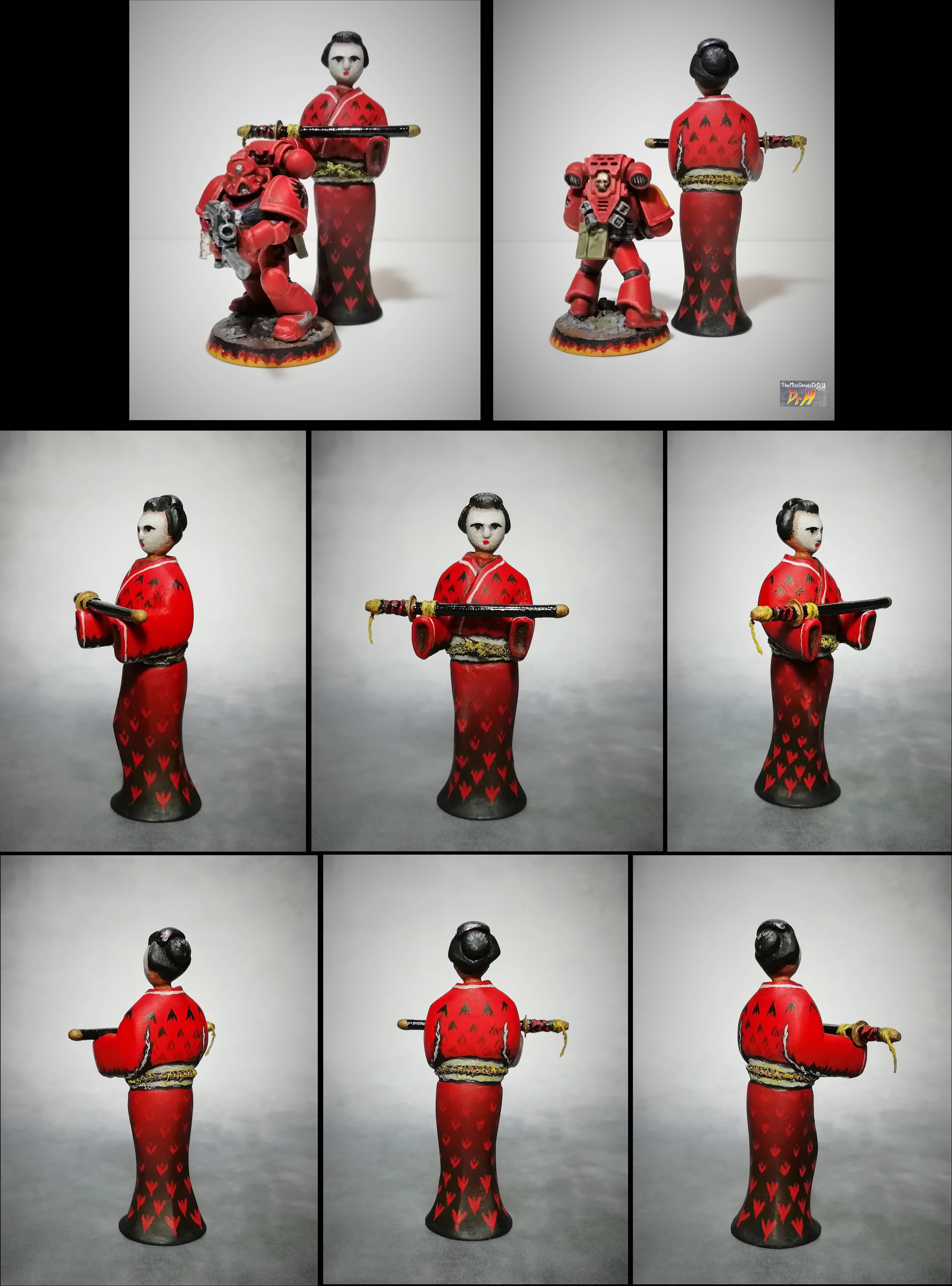 Sword bearer Geisha