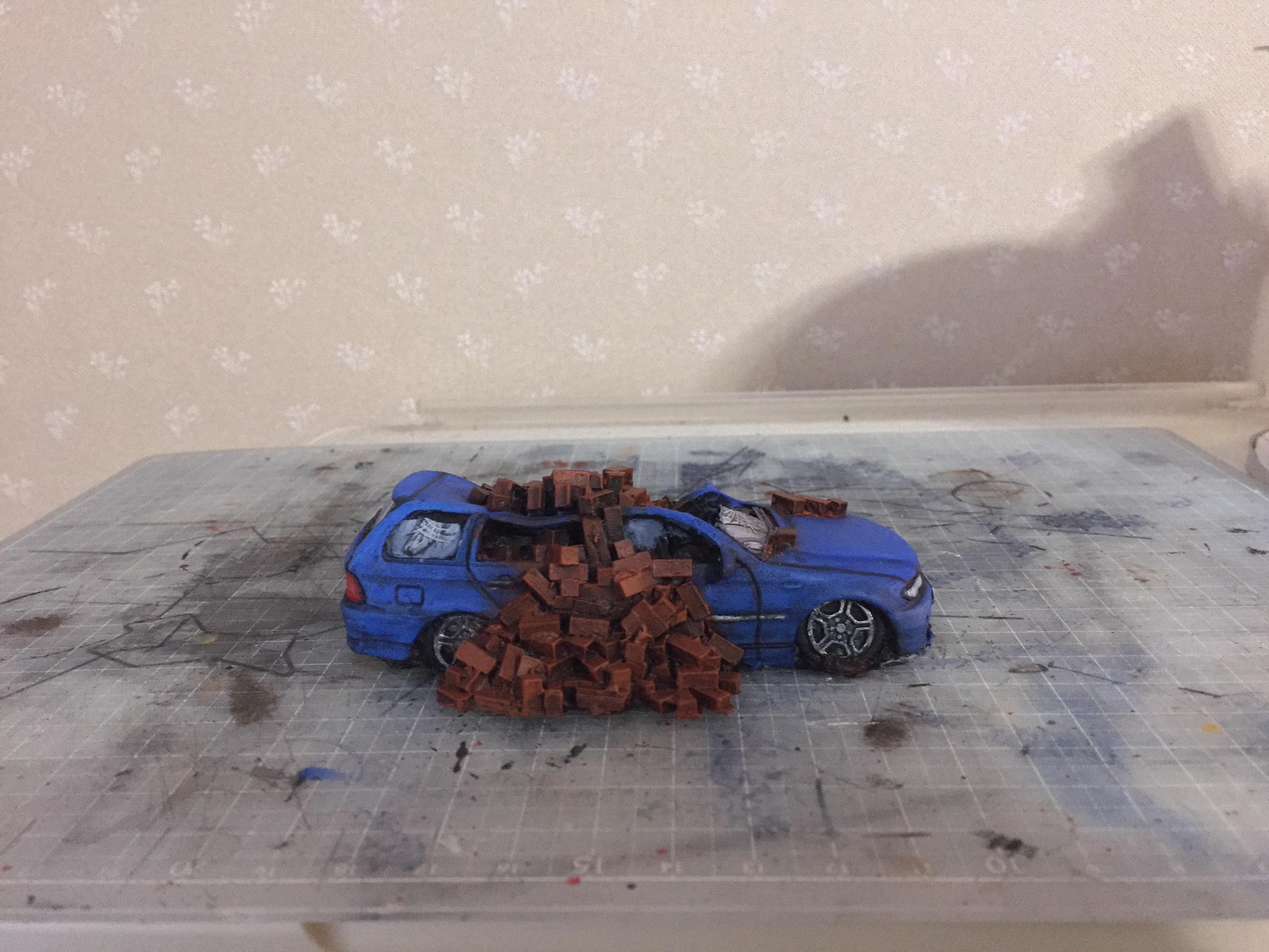 Bricks, Cars, Mars Attacks!, October 2021, Resin, Terrain