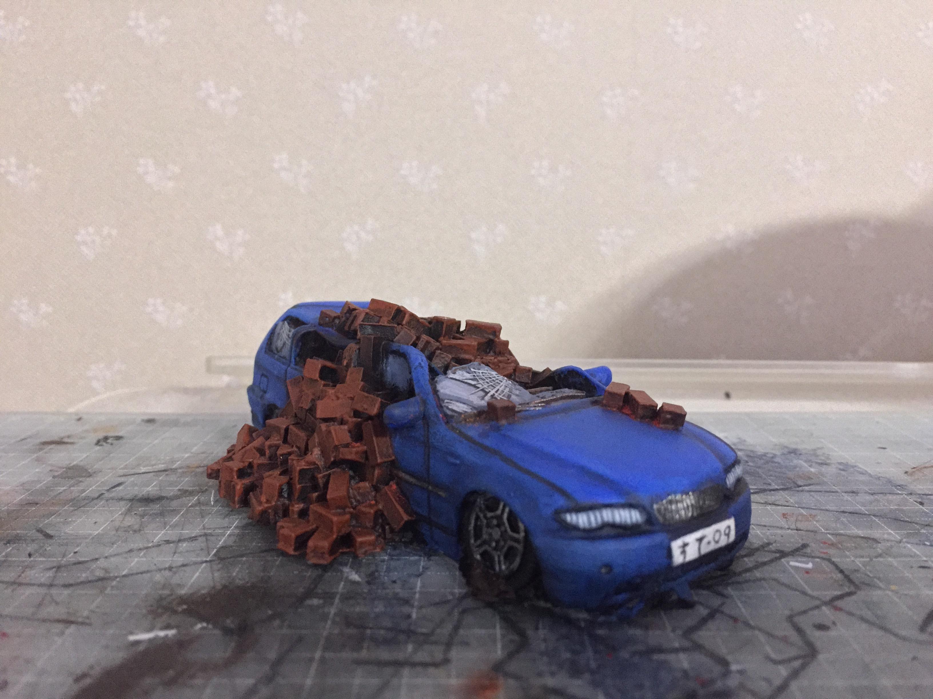 Bricks, Cars, Mars Attacks!, October 2021, Resin, Terrain