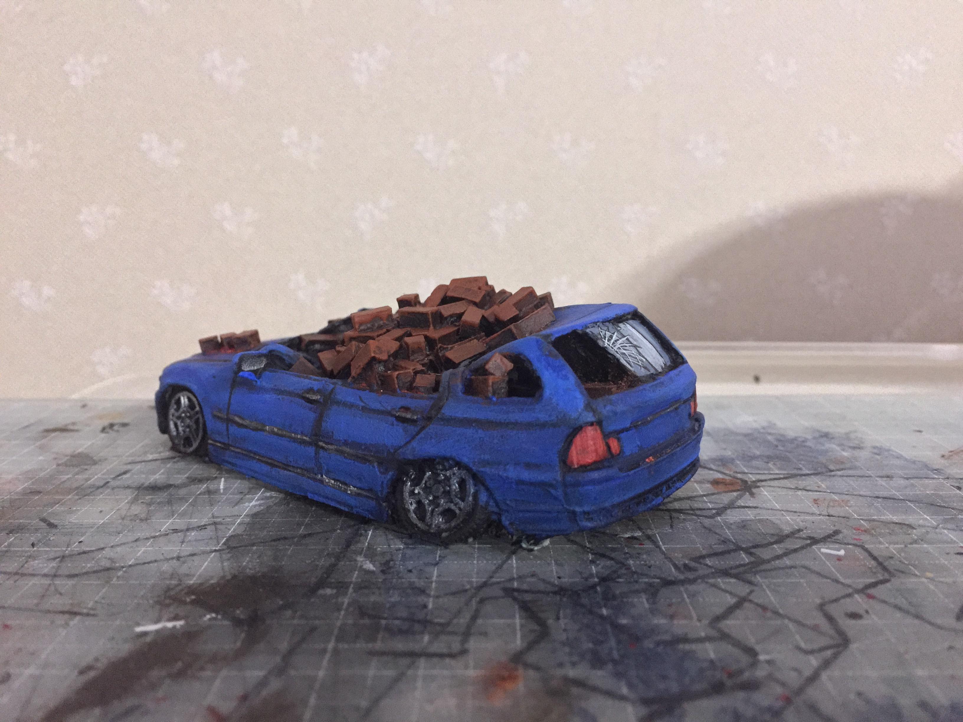 Bricks, Cars, Mars Attacks!, October 2021, Resin, Terrain