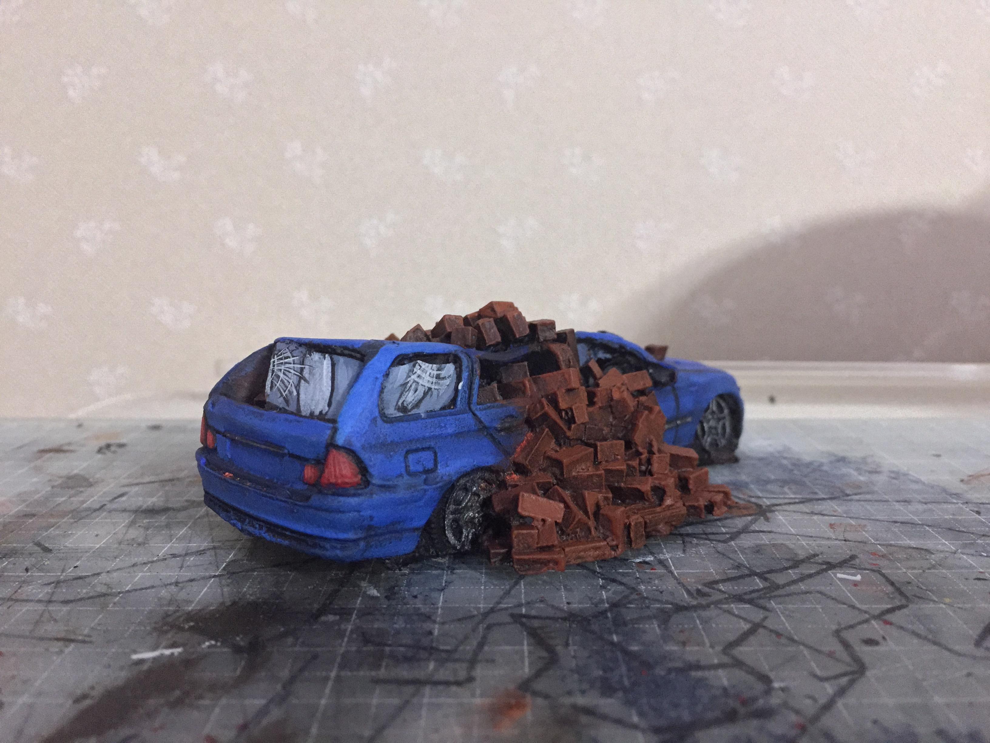 Bricks, Cars, Mars Attacks!, October 2021, Resin, Terrain