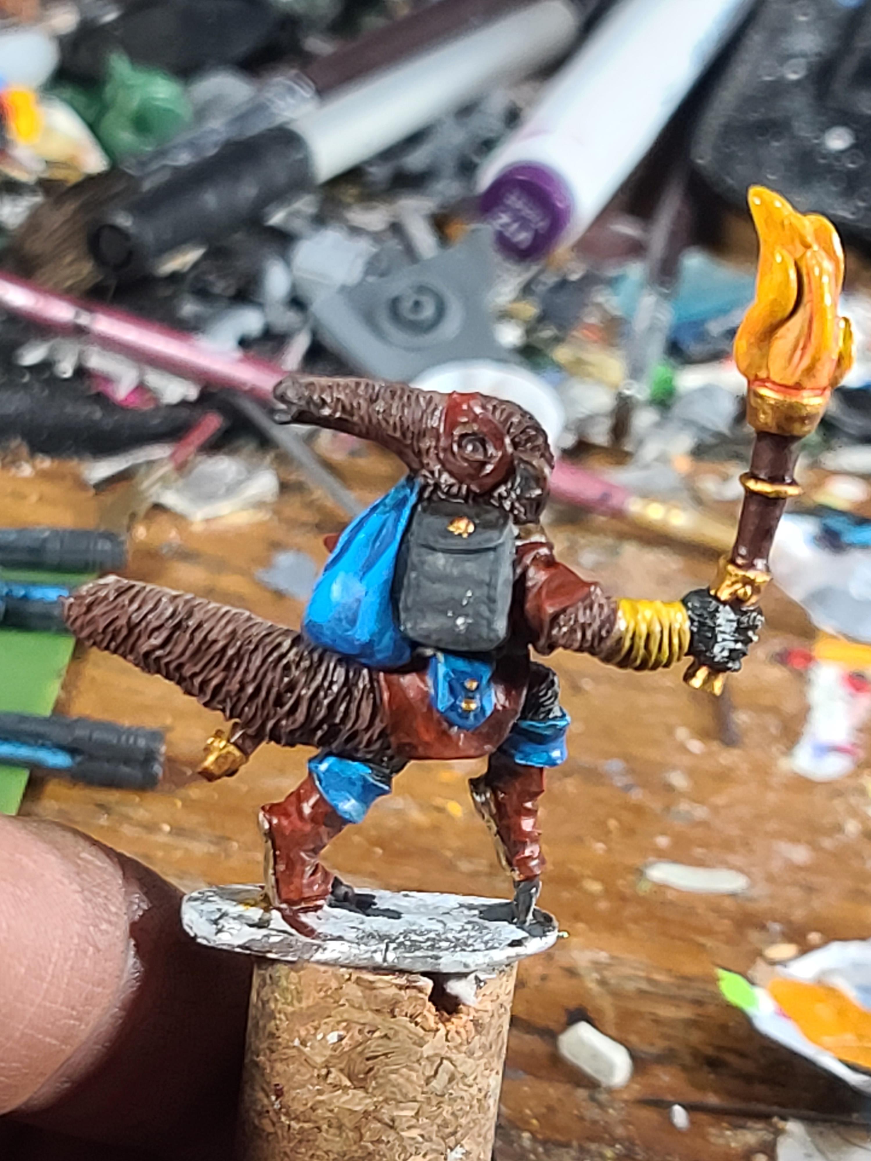 Animal Adventurers, Anteater, Badgers And Burrows, Dark Sword Miniatures