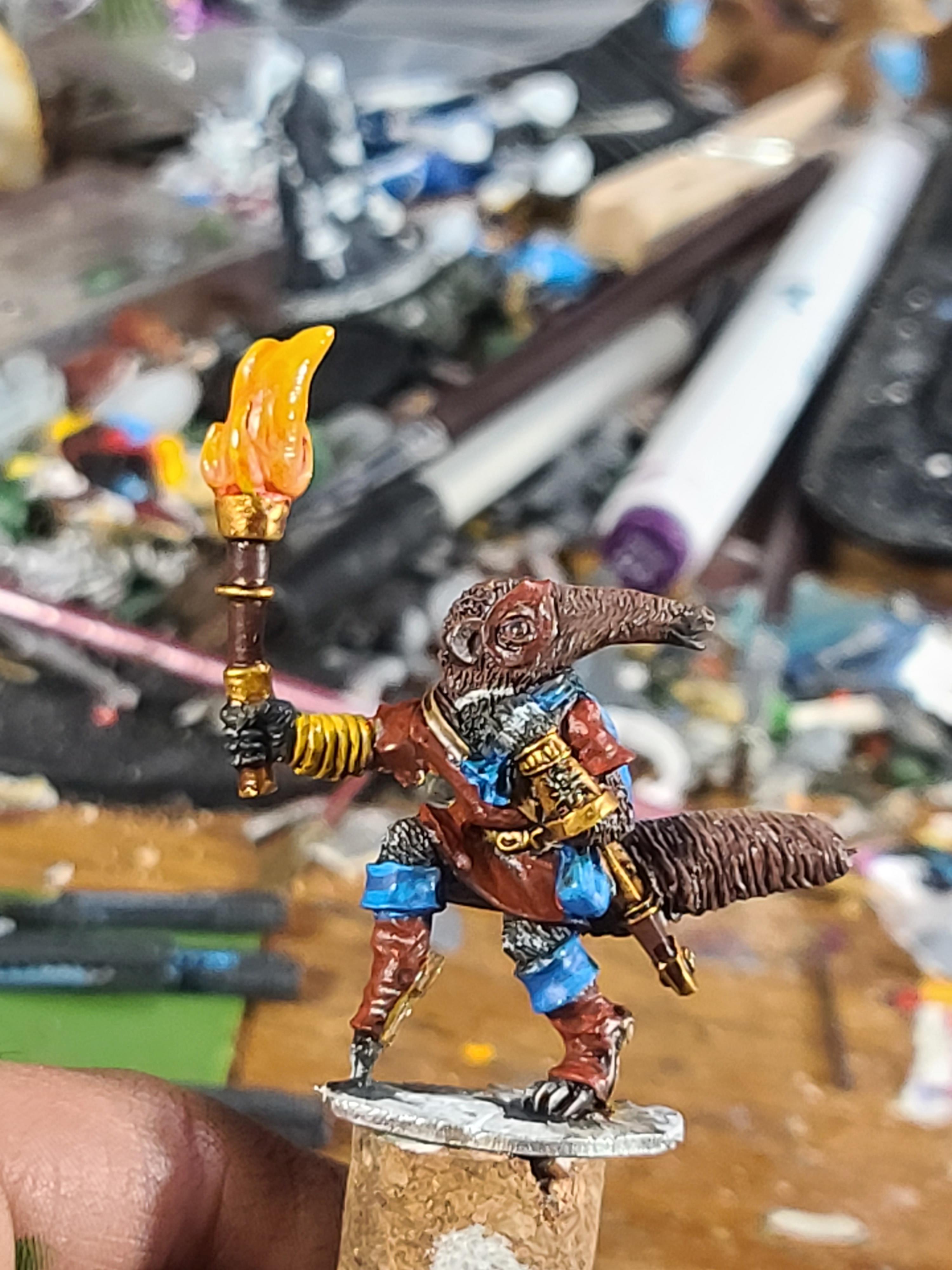 Animal Adventurers, Anteater, Badgers And Burrows, Dark Sword Miniatures