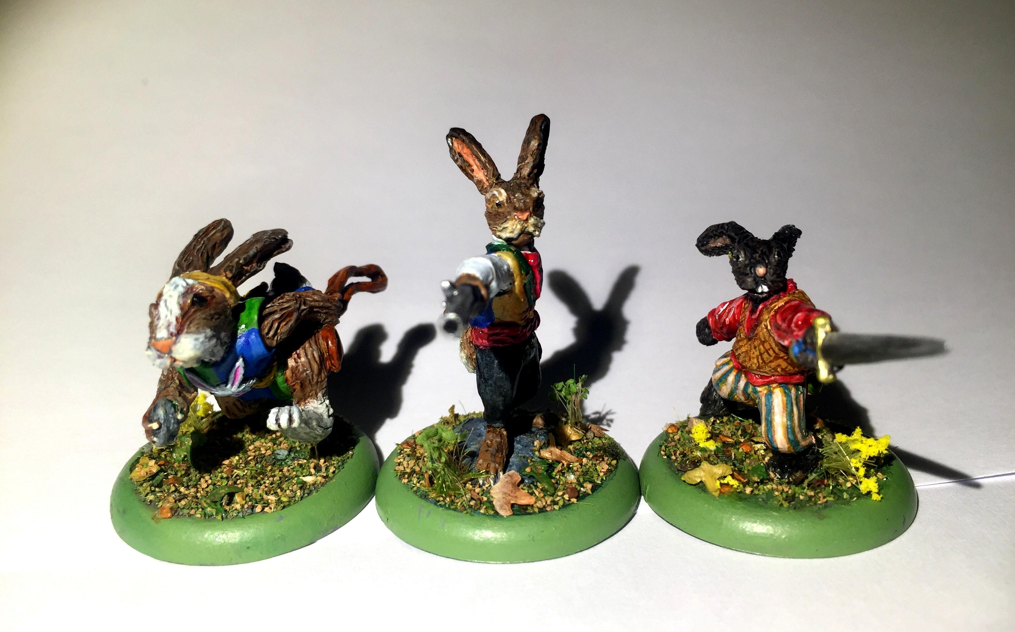 Anthropomorphic Animals, Greenstuff, Rabbits, Sculpting