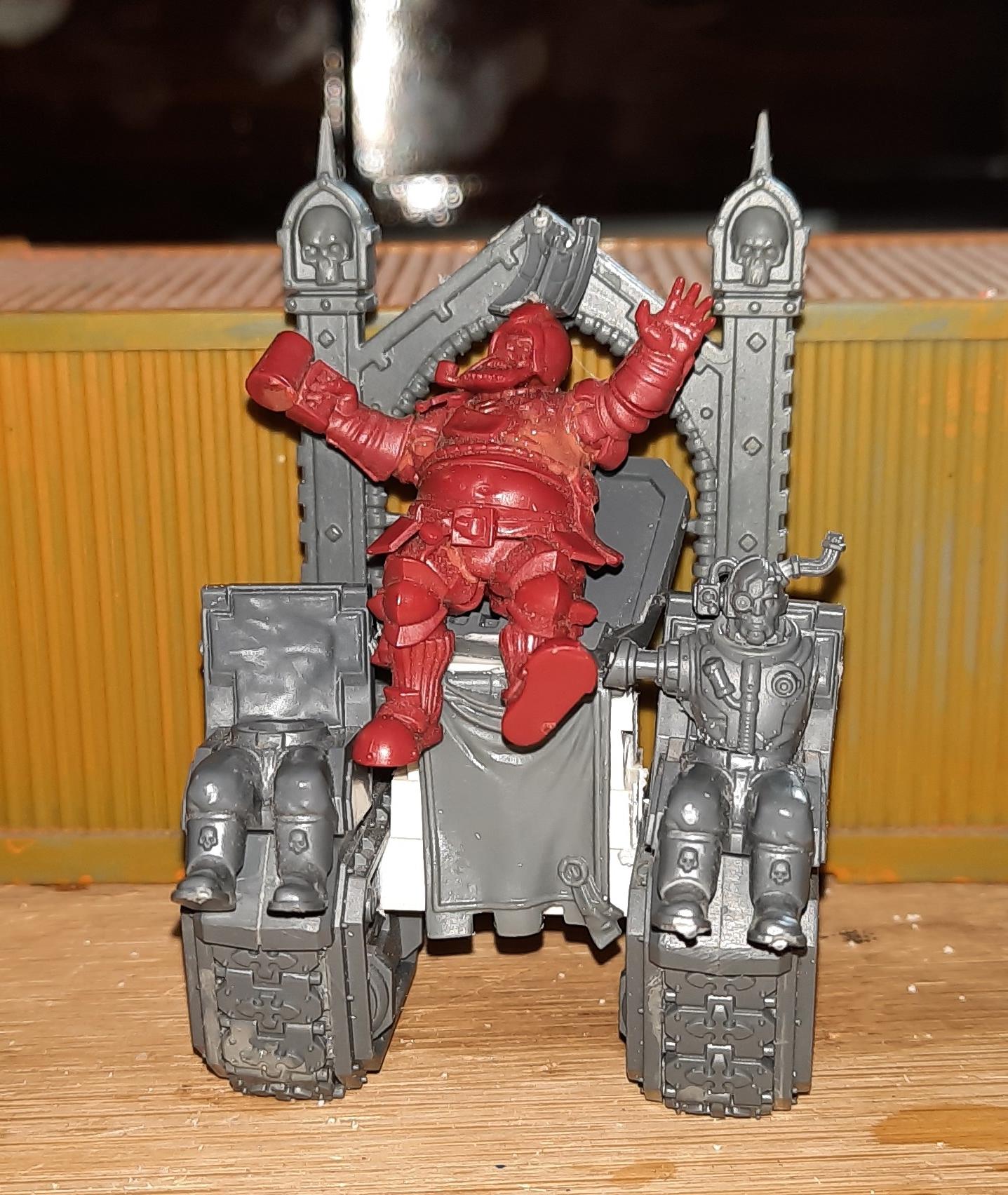 Adeptus Arbites, Blood Bowl, Inquisitor, Inquisitor Karamazov, Scratch Build, Throne Of Judgement, Work In Progress