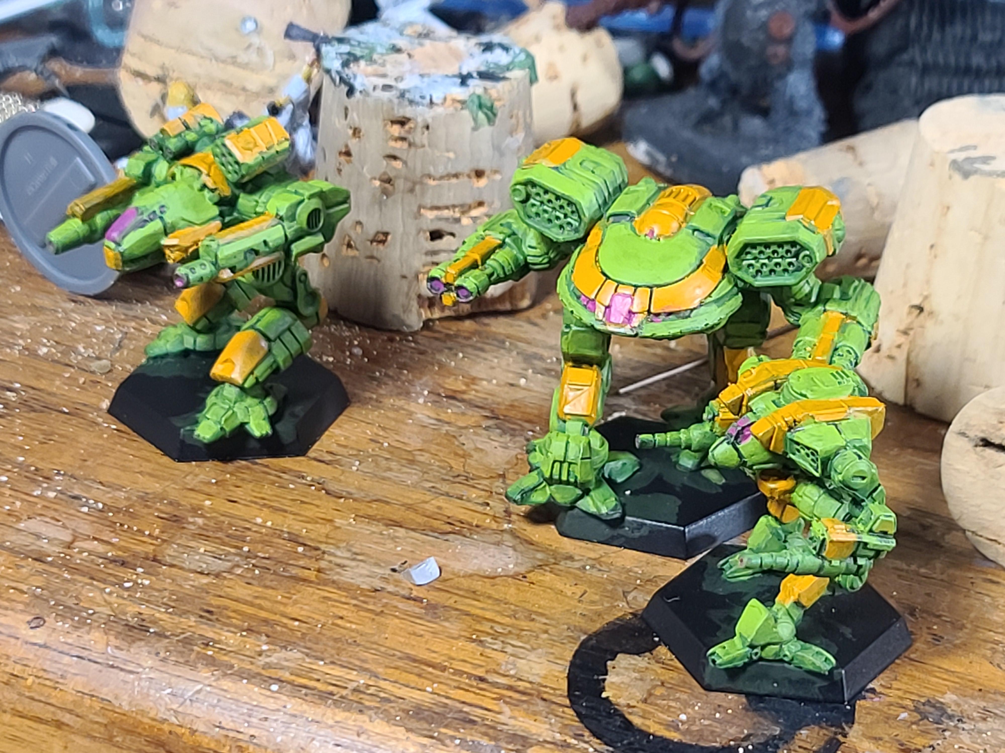 Battletech, Catalyst Game Labs, Clans, Jade Falcon, Mech