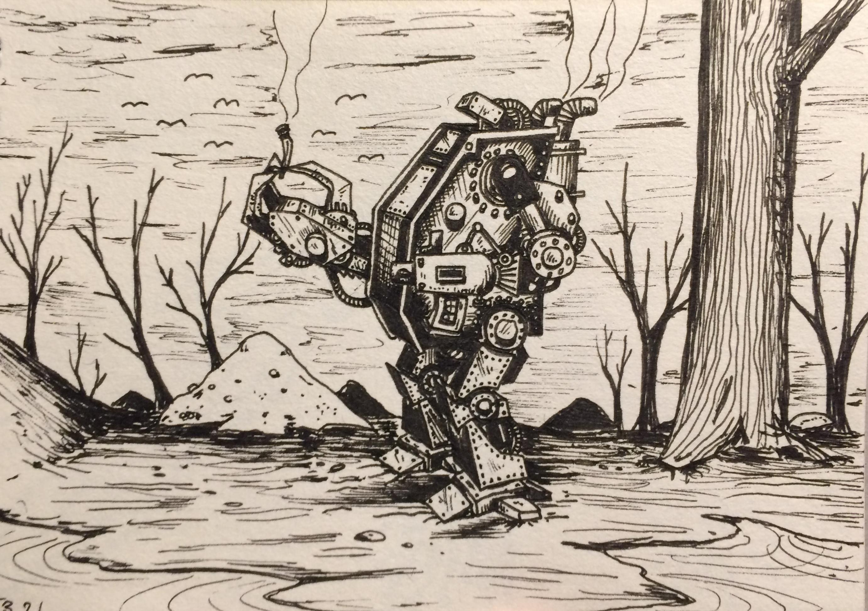 Drawing, Dreadnought