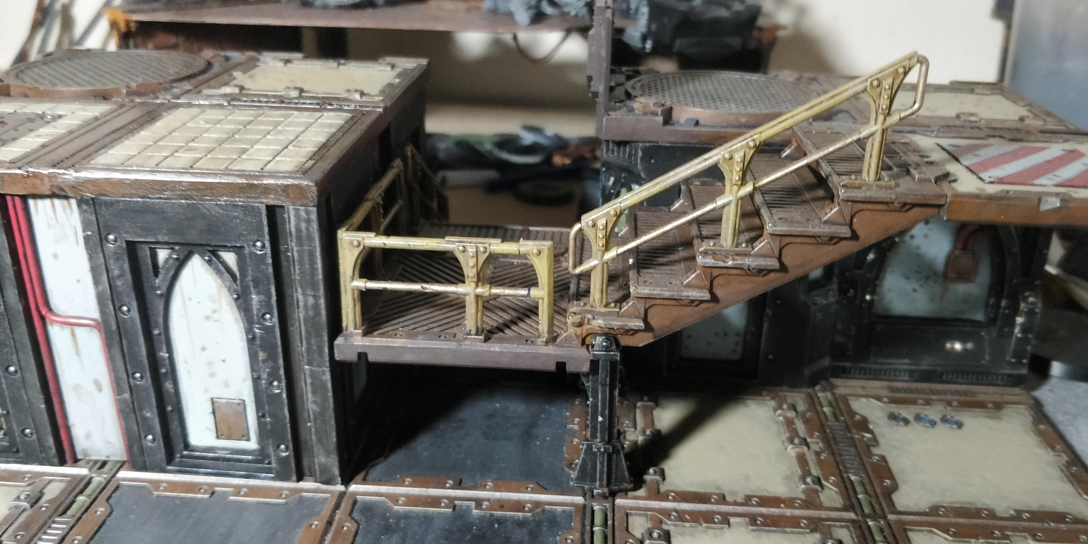 Mortalis, N17, Necromunda, Stairs, Stronghold, Terrain, Warhammer 40,000, Work In Progress, Zone, Zone Mortalis