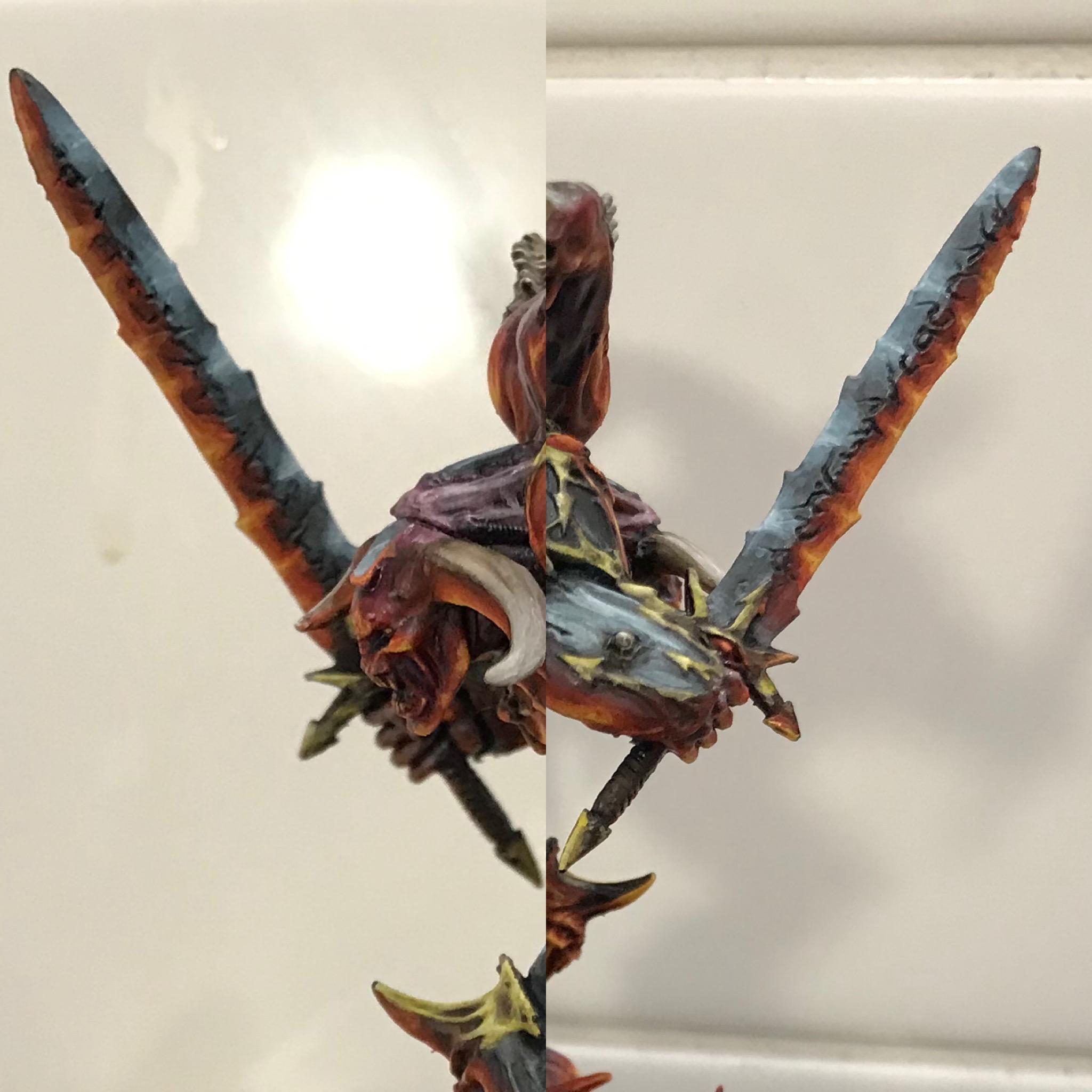 Chaosdiscordcomp, Daemon Prince, Greenstuff, Iron Warriors, Juan Diaz, Non-Metallic Metal, Object Source Lighting, Work In Progress