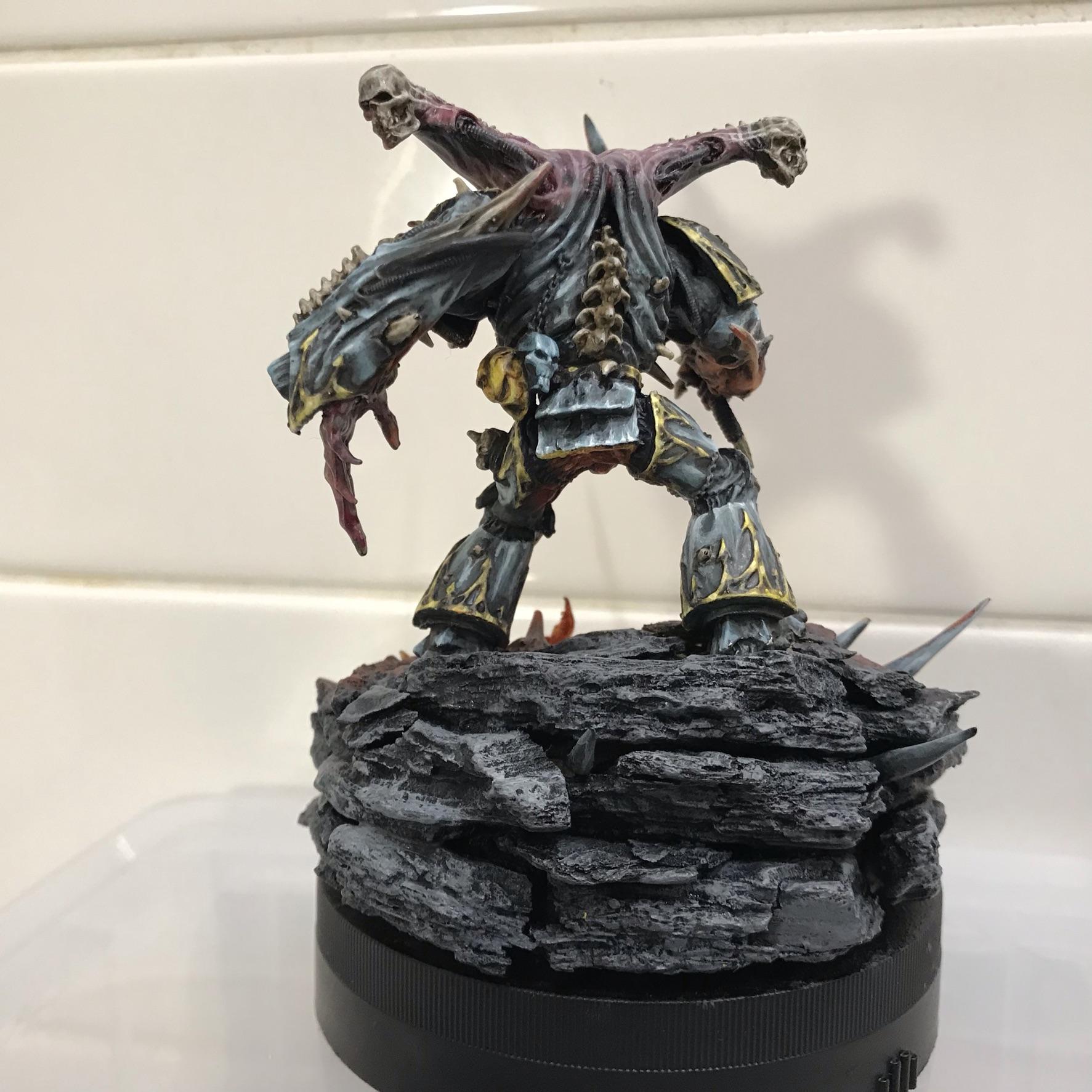 Chaosdiscordcomp, Daemon Prince, Greenstuff, Iron Warriors, Juan Diaz, Non-Metallic Metal, Object Source Lighting, Work In Progress