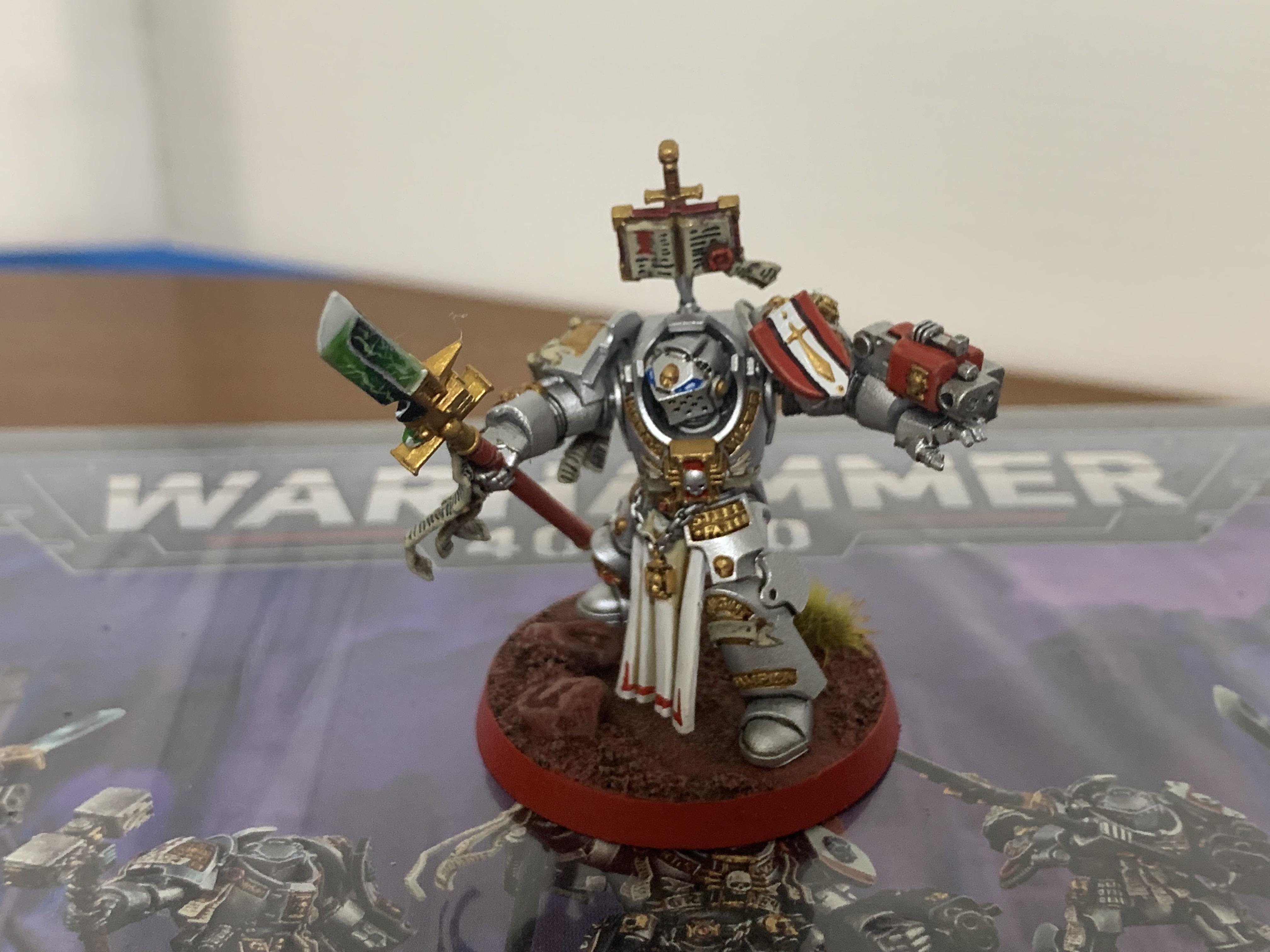 Grey Knights, Halberd, Justicar, Terminator Armor, Work In Progress