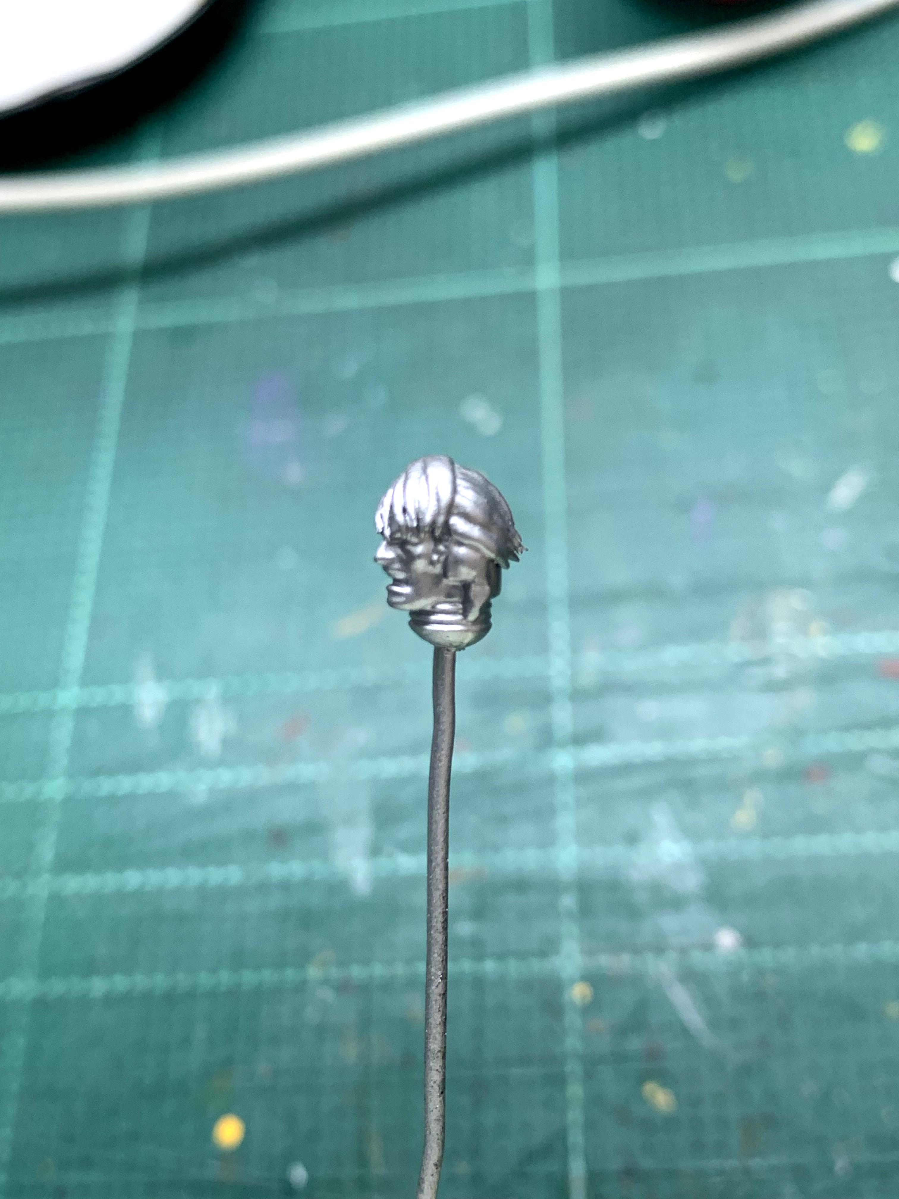 Grey Knights, Head, Justicar, Sanger Zonvolt, Terminator Armor, Work In Progress