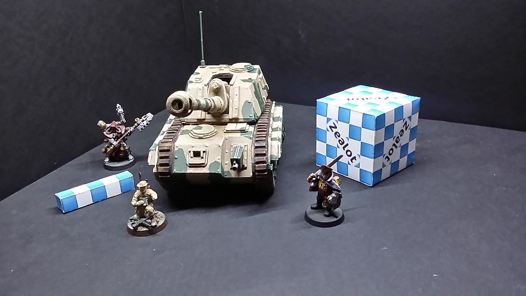 Armageddon Pattern Basilisk (papercraft) front