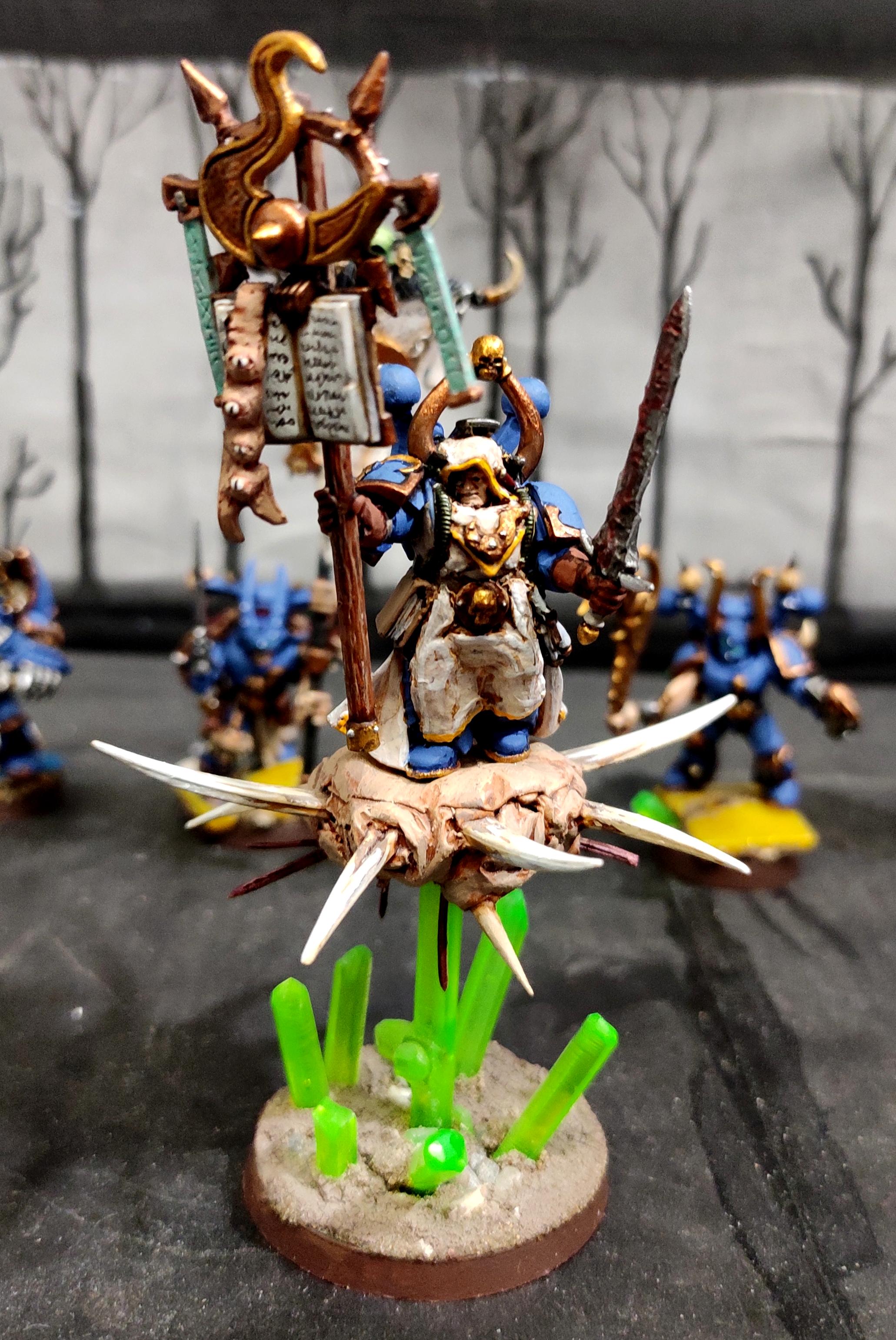 All Is Dust, Banner, Chaos, Chaos Space Marines, Conversion, Dark Vengeance, Disc Of Tzeentch, Exalted Sorcerer, Familiar, Heresy, Heretic Astartes, Infantry, Kitbash, Possessed, Regiment, Sword, Thousand Sons, Traitor Legions, Tzeentch, Warhammer 40,000