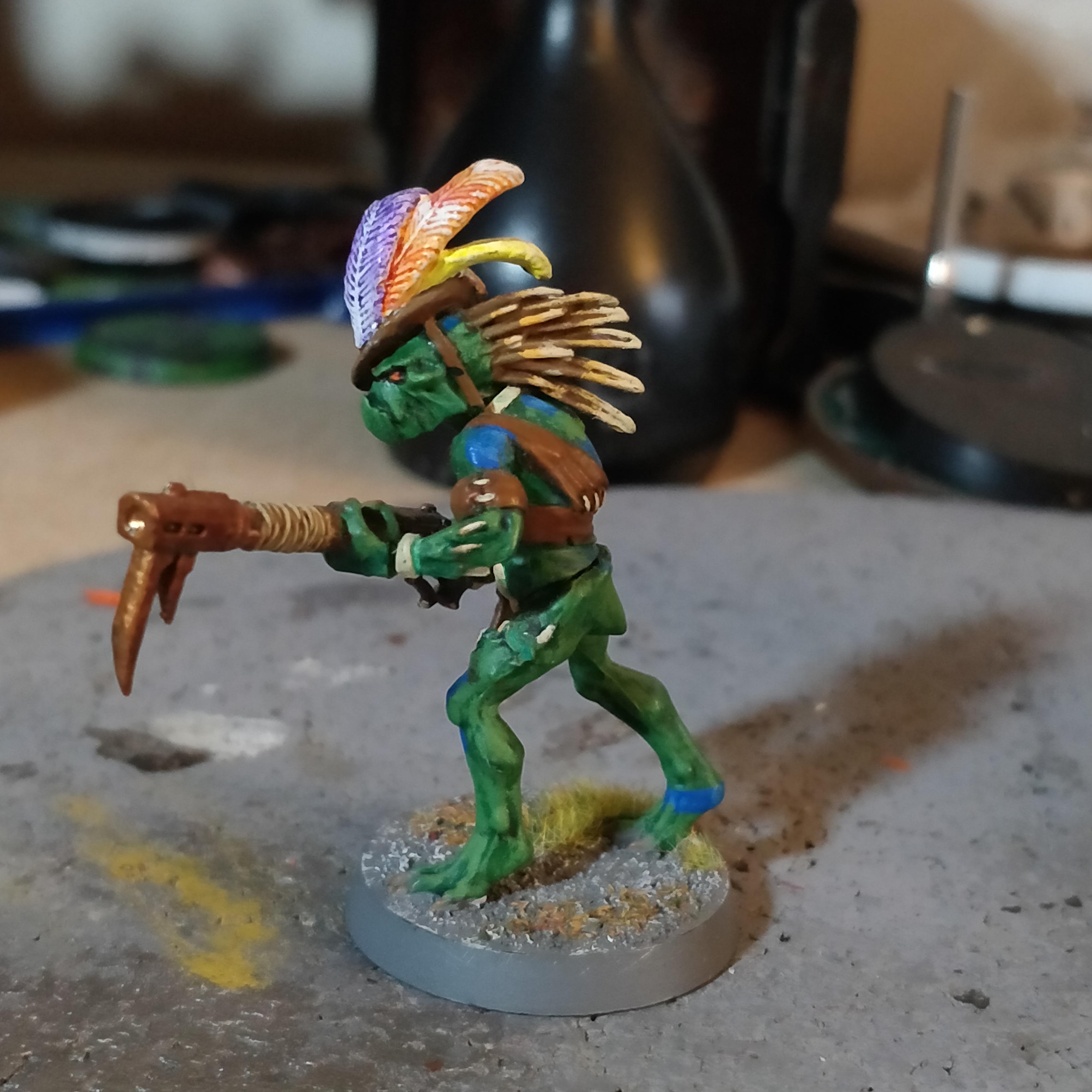 Carnivore, Feathers, Hat, Infantry, Kroot, Tau, Troops, Warhammer 40,000
