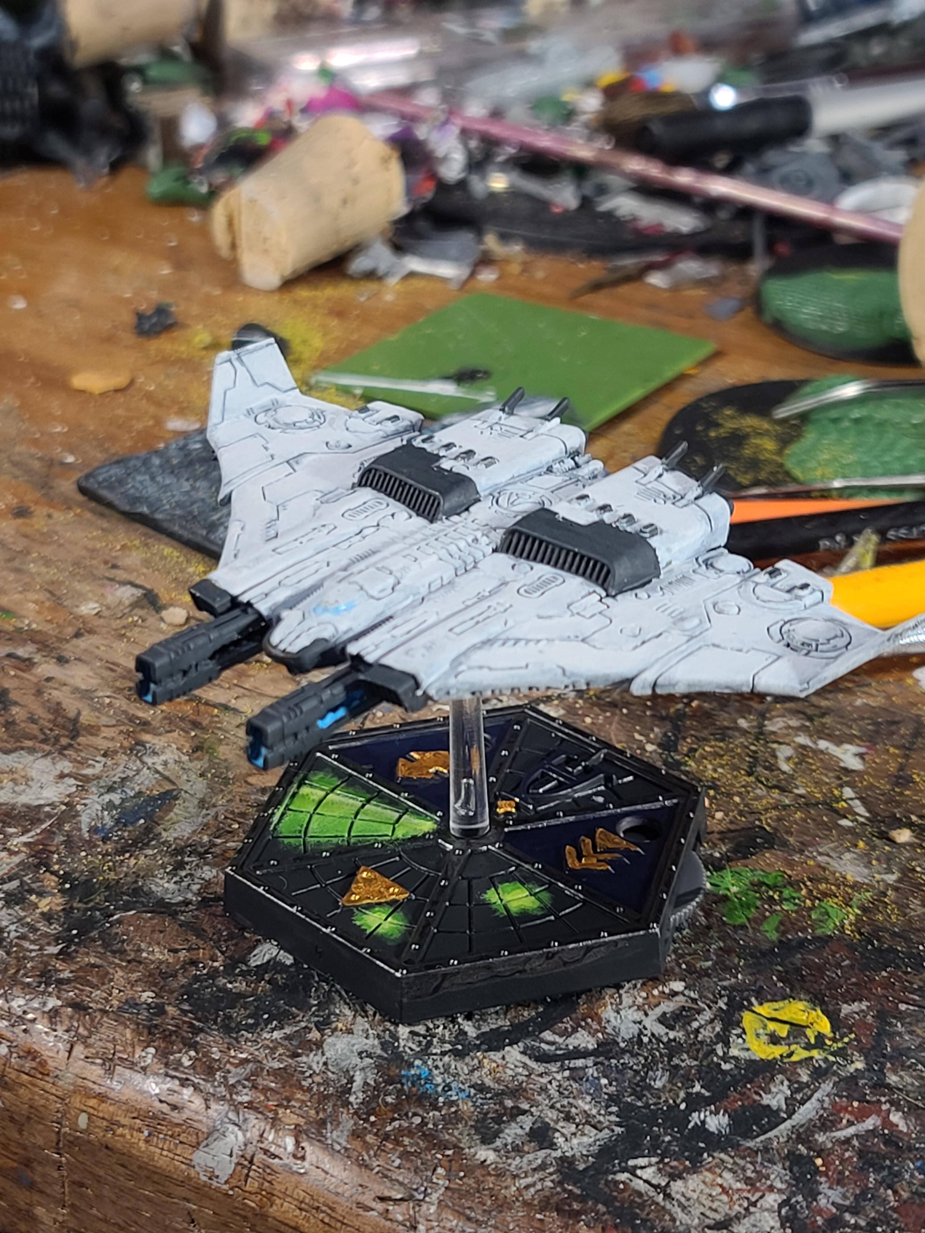 Aircraft, Areonautica Imperialis, Games Workshop, Tau, Tigershark