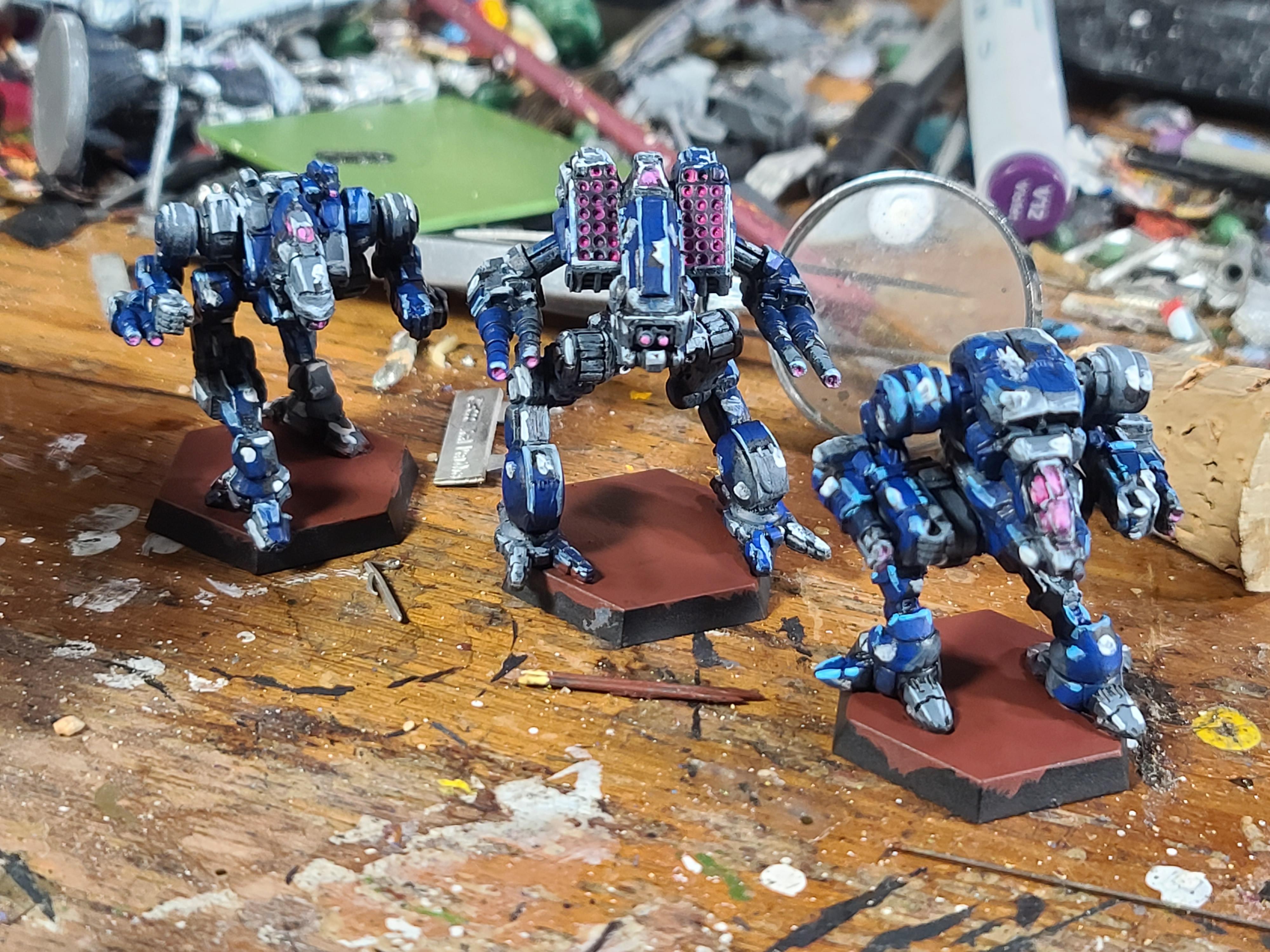 Battletech, Catalyst Game Labs, Ghost Bear, Mad Dog, Storm Crow, Viper