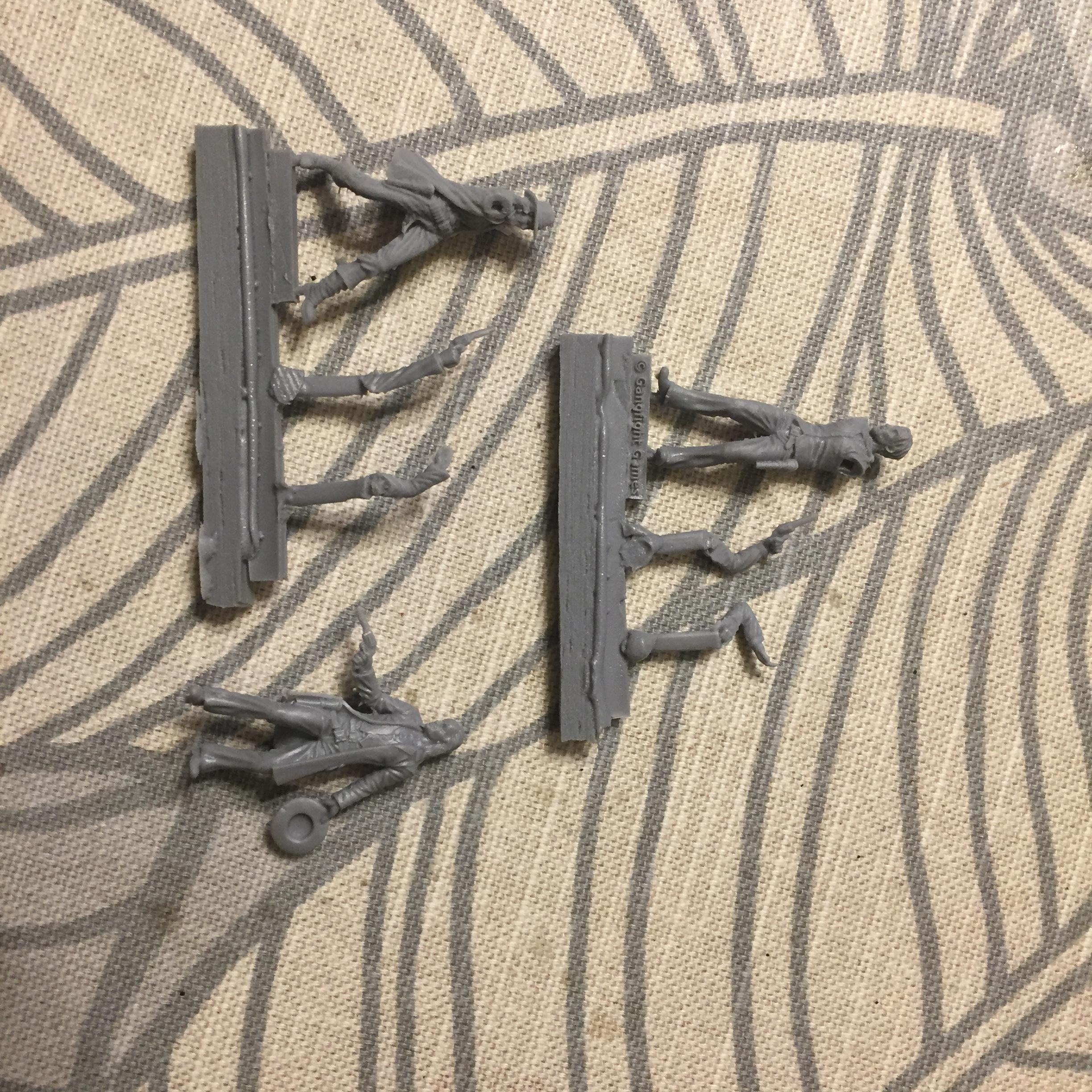 Bandits, Blackwater Gulch, Resin, Work In Progress