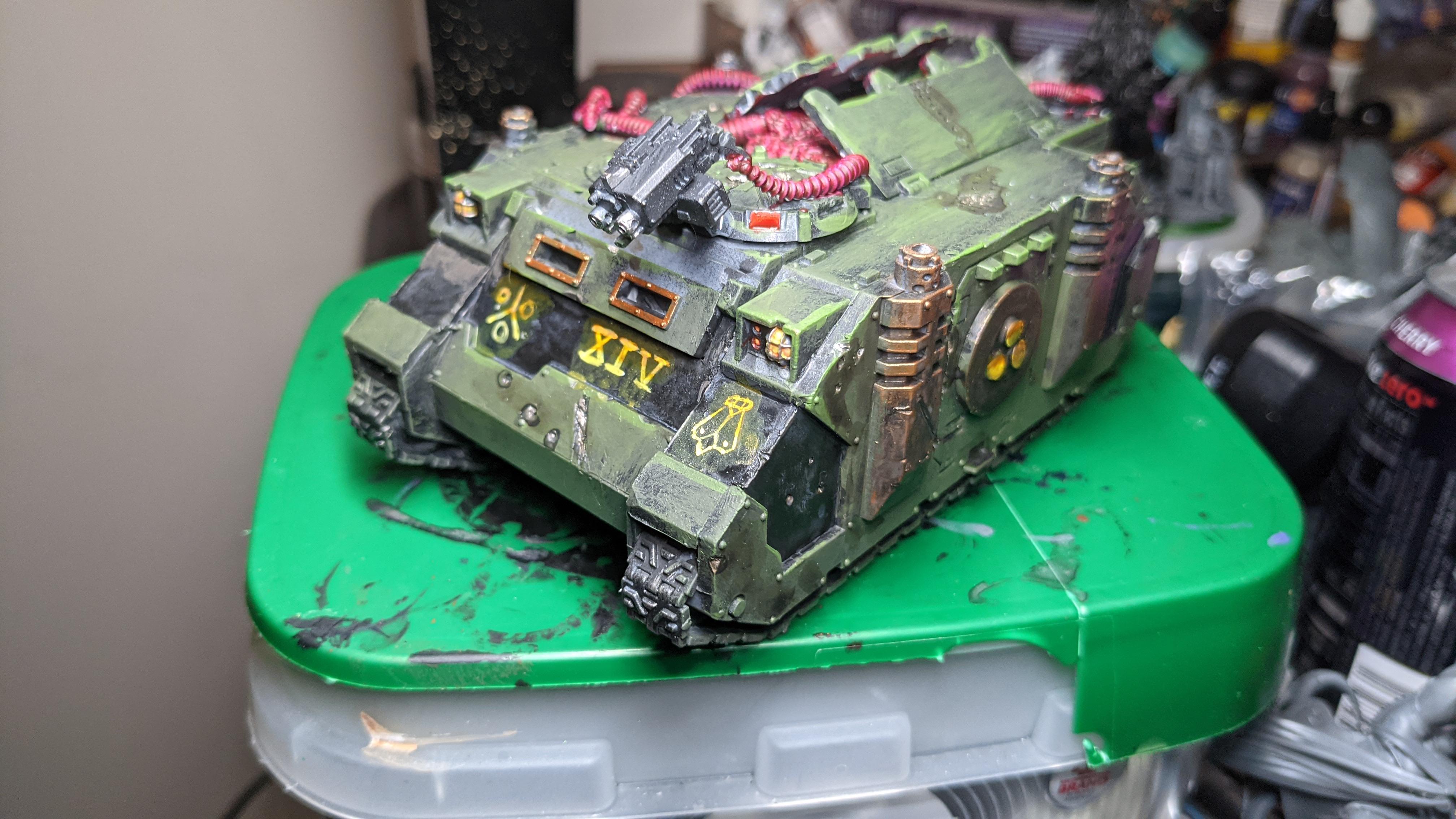 Chaos Space Marines, Conversion, Death Guard, Nurgle, Rhino