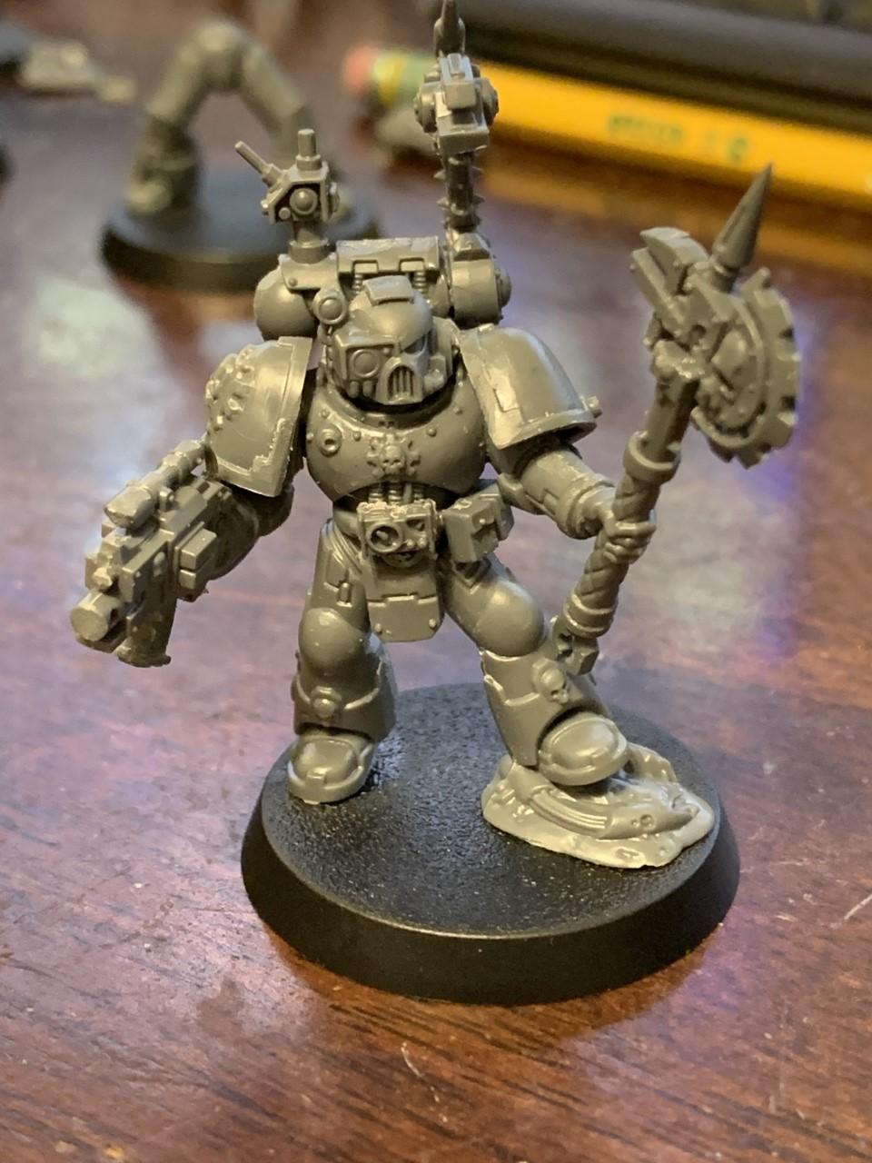 Kitbash, Plastic, Techmarine