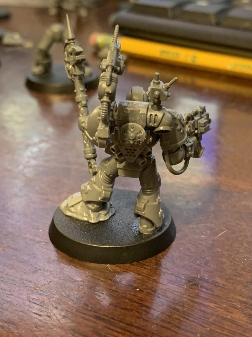 Kitbash, Plastic, Techmarine