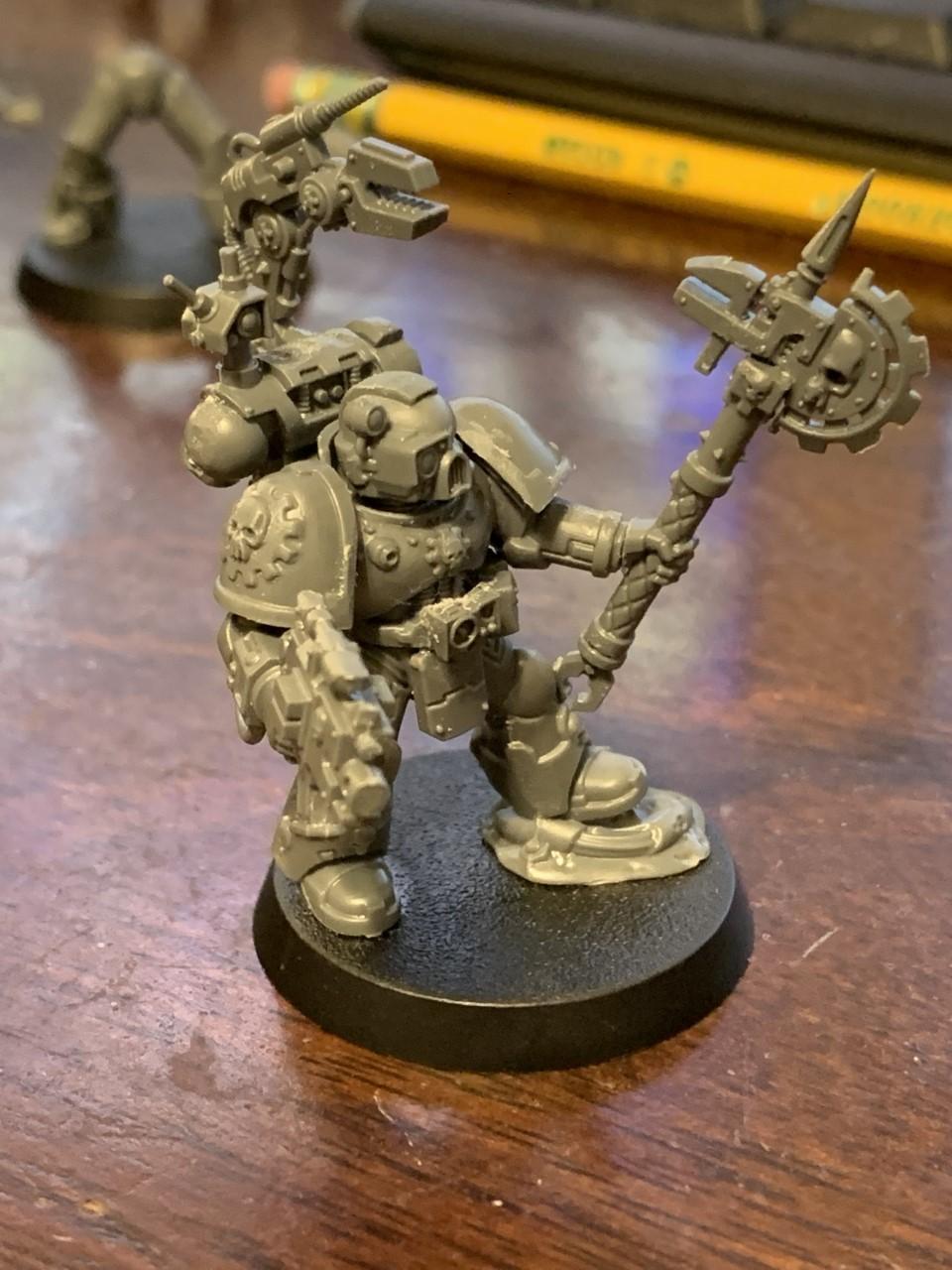 Kitbash, Plastic, Techmarine