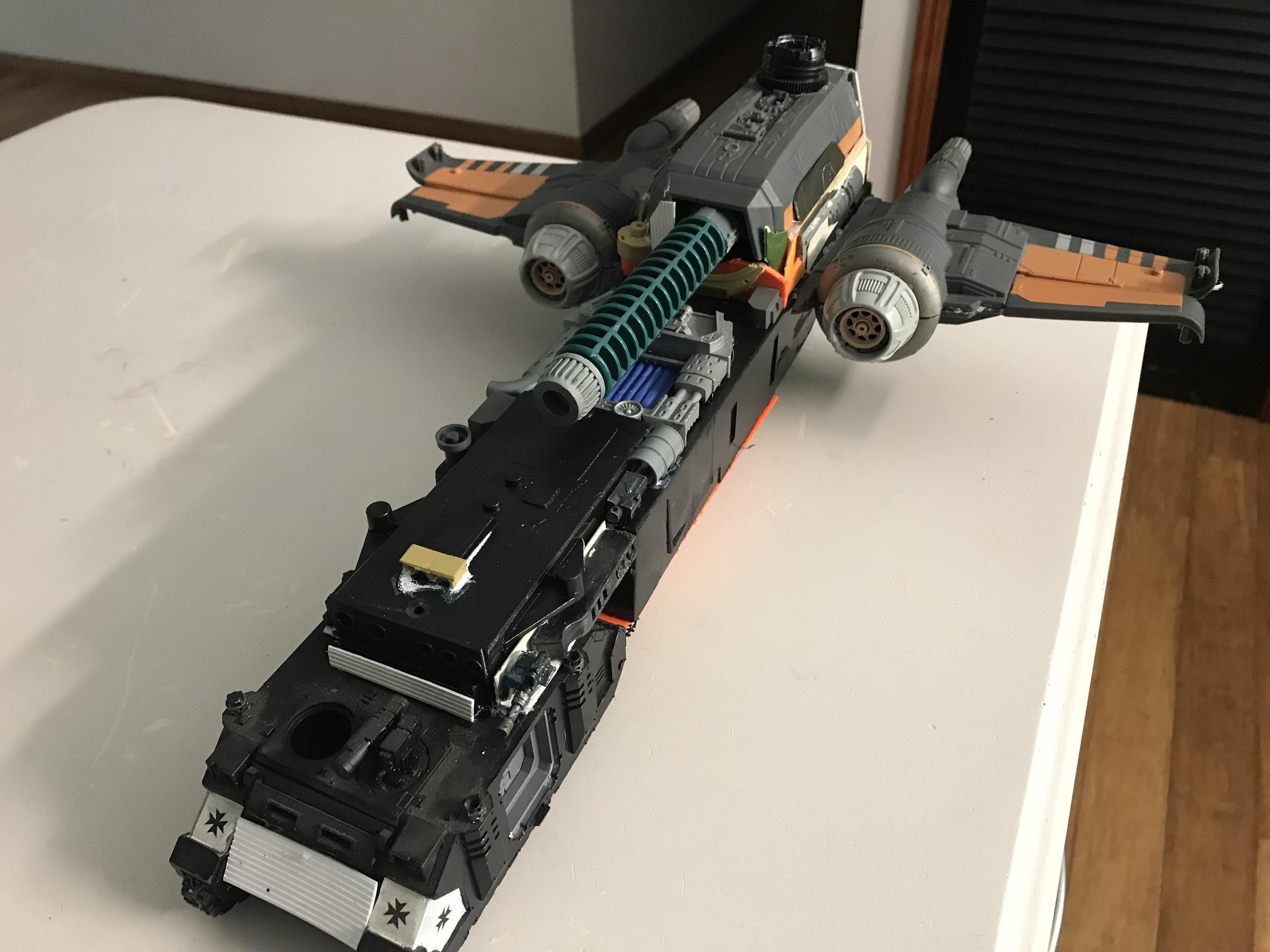 Looted, Marine Abuse, Orks, Rhino, Scratch Build, Thunderhawk