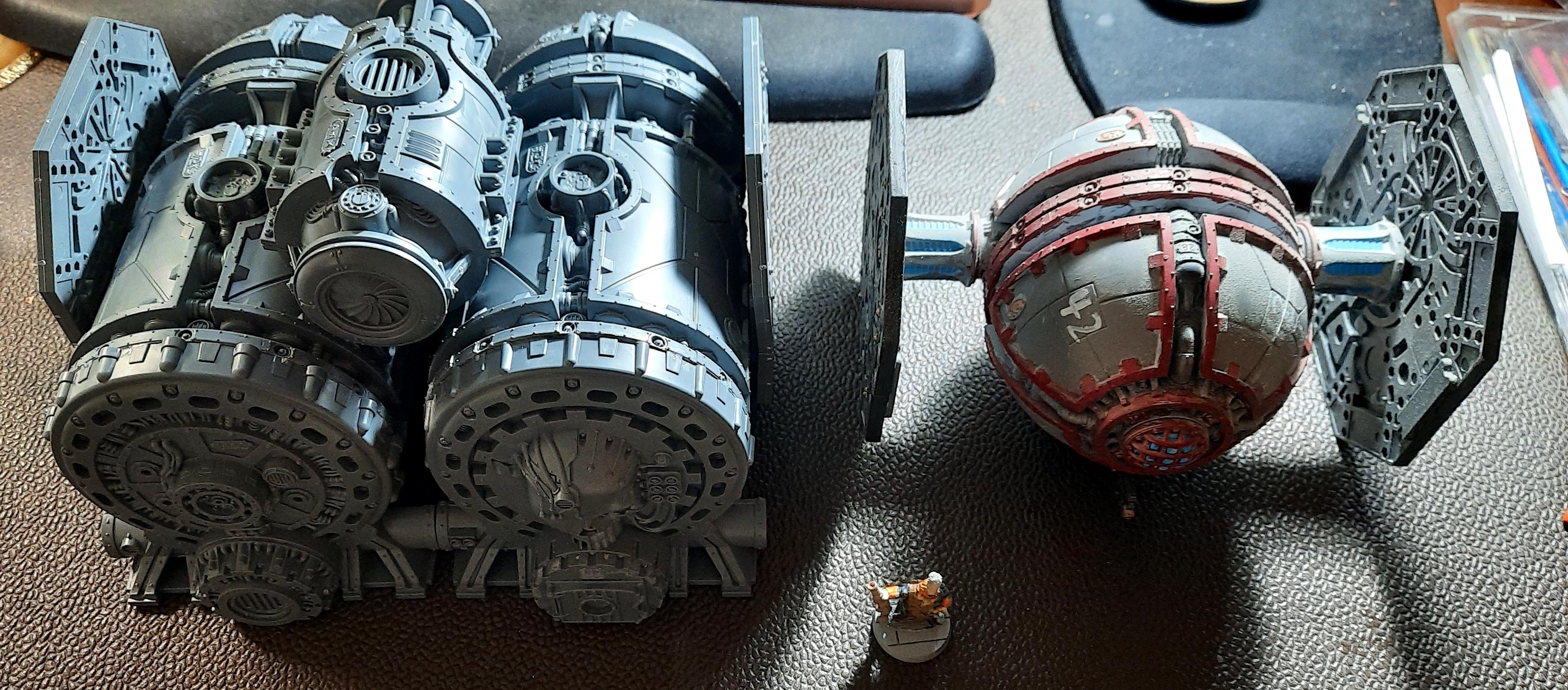 Flyer, Imperial Guard, Imperial Navy, Shuttle, Star Wars, Terrain, Tie Fighter, Zone Mortalis