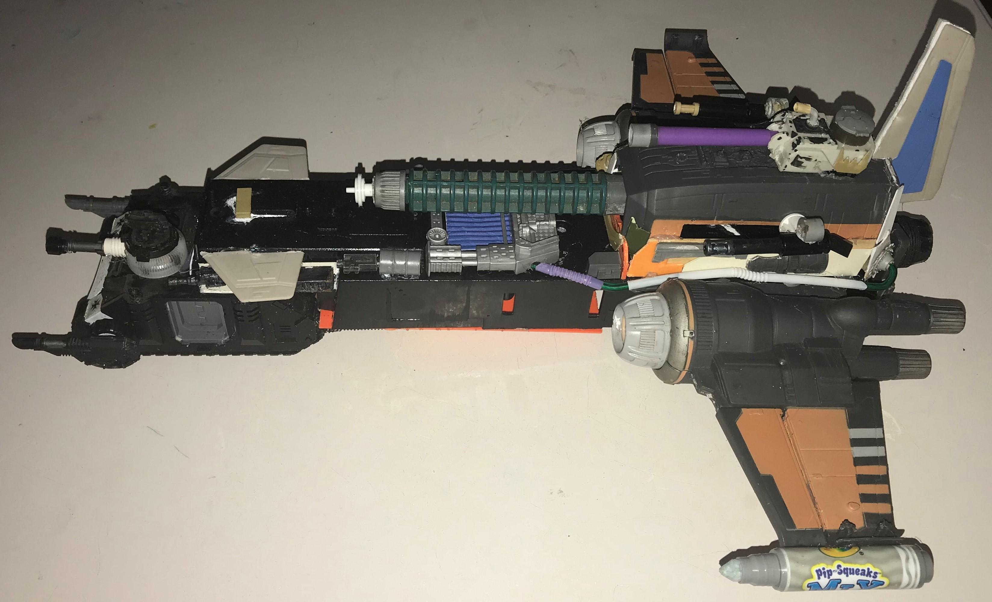Looted, Orks, Thunderhawk, Work In Progress