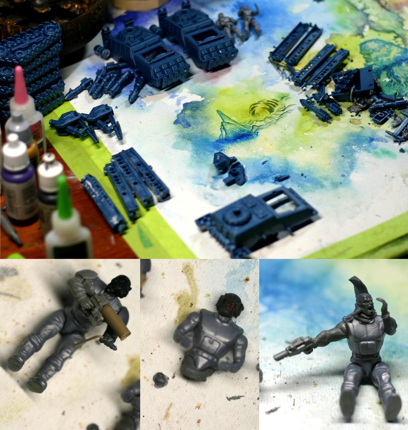 Conversion, Inquisition, Robogear, Robogear Varan, Strelets, Tehnolog, Varan