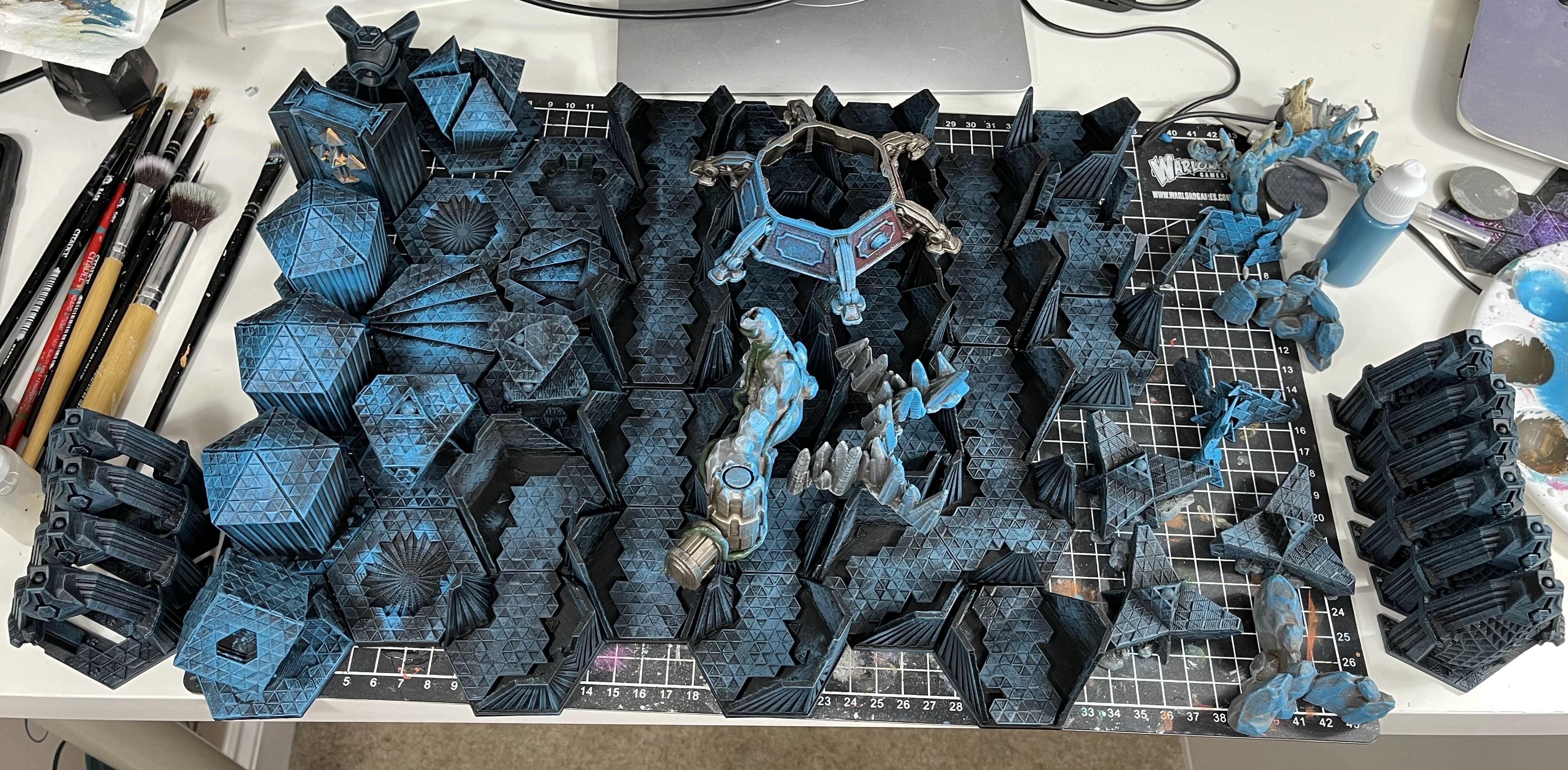 3d Printed Terrain, Blackstone Fortress, Dragons Rest, Warhammer 40,000, Warhammer Quest